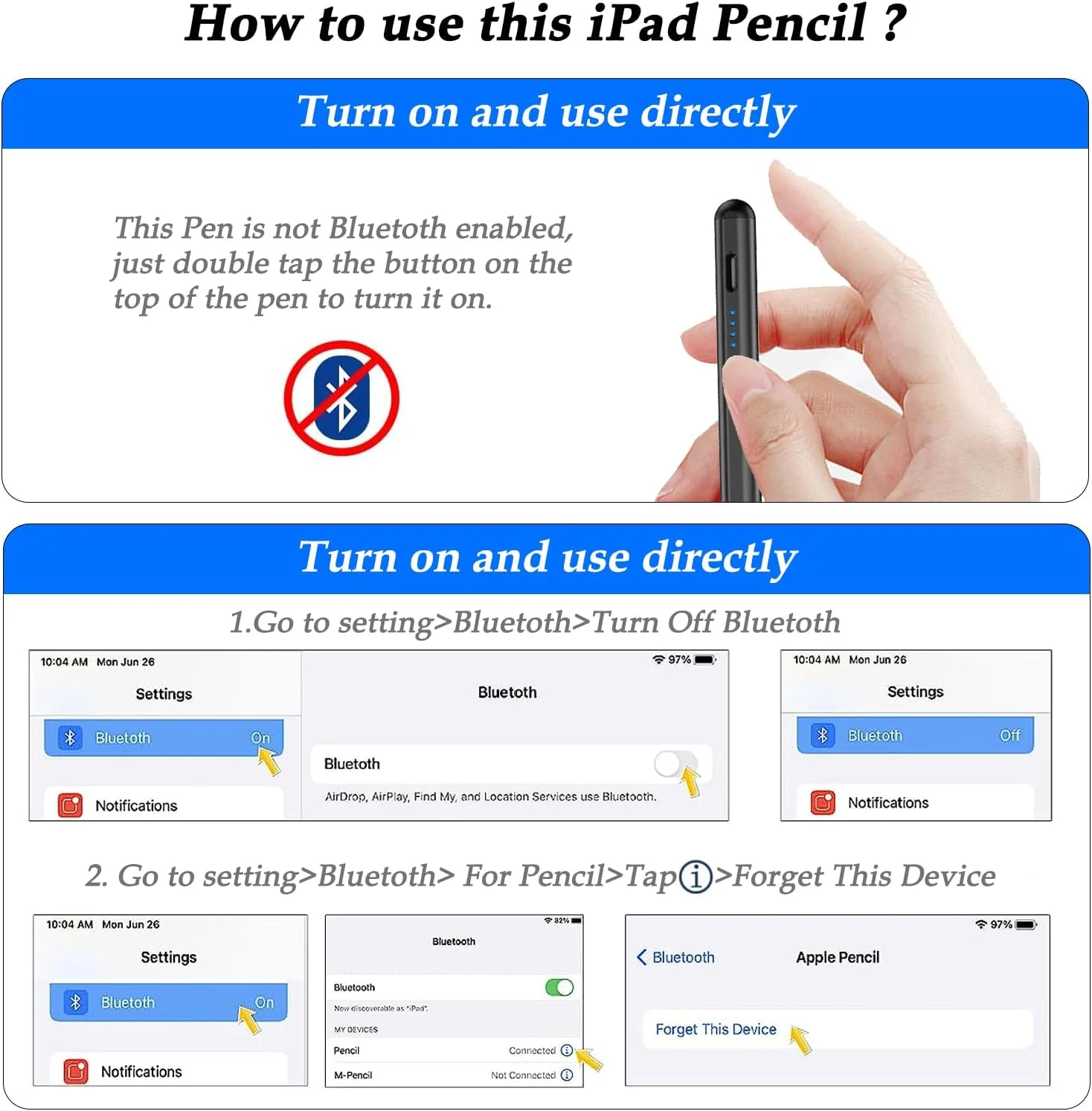 قلم لمسی برای آیپد اپل A16 نسل دهم | قلم استایلوس برای آیپد 2025-2018 نسل 11-6، پرو 11 اینچ/12.9 اینچ/13 اینچ M4، ایر 11 اینچ/13 اینچ M2/M3، مینی A17 Pro/6/5 | جلوگیری از لمس ناخواسته – مشکی قلم لمسی برای آیپد اپل A16 نسل دهم | قلم استایلوس برای آیپد 2025-2018 نسل 11-6، پرو 11 اینچ/12.9 اینچ/13 اینچ M4، ایر 11 اینچ/13 اینچ M2/M3، مینی A17 Pro/6/5 | جلوگیری از لمس ناخواسته – مشکی