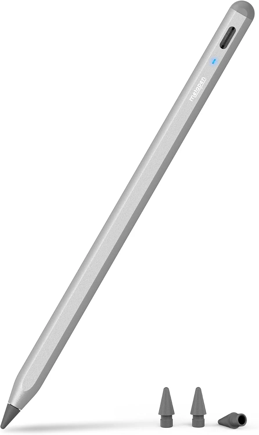 قلم لمسی Metapen A8 برای آیپد اپل 2018-2025، (شارژ 2 برابر سریعتر)، حساس به زاویه، دقت پیکسلی، قلم استایلوس برای آیپد نسل 11/10/9/8/7/6، پرو 12.9/11/13 اینچ M4، ایر 3/4/5/M2/M3، مینی 5/6، خاکستری قلم لمسی Metapen A8 برای آیپد اپل 2018-2025، (شارژ 2 برابر سریعتر)، حساس به زاویه، دقت پیکسلی، قلم استایلوس برای آیپد نسل 11/10/9/8/7/6، پرو 12.9/11/13 اینچ M4، ایر 3/4/5/M2/M3، مینی 5/6، خاکستری