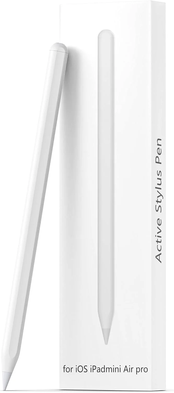 قلم لمسی برای آیپد با شارژ مغناطیسی، قلم آیپد برای آیپد نسل 6 تا 10، سازگار با Apple Pro 2018-2025، mini 5/6 قلم لمسی برای آیپد با شارژ مغناطیسی، قلم آیپد برای آیپد نسل 6 تا 10، سازگار با Apple Pro 2018-2025، mini 5/6