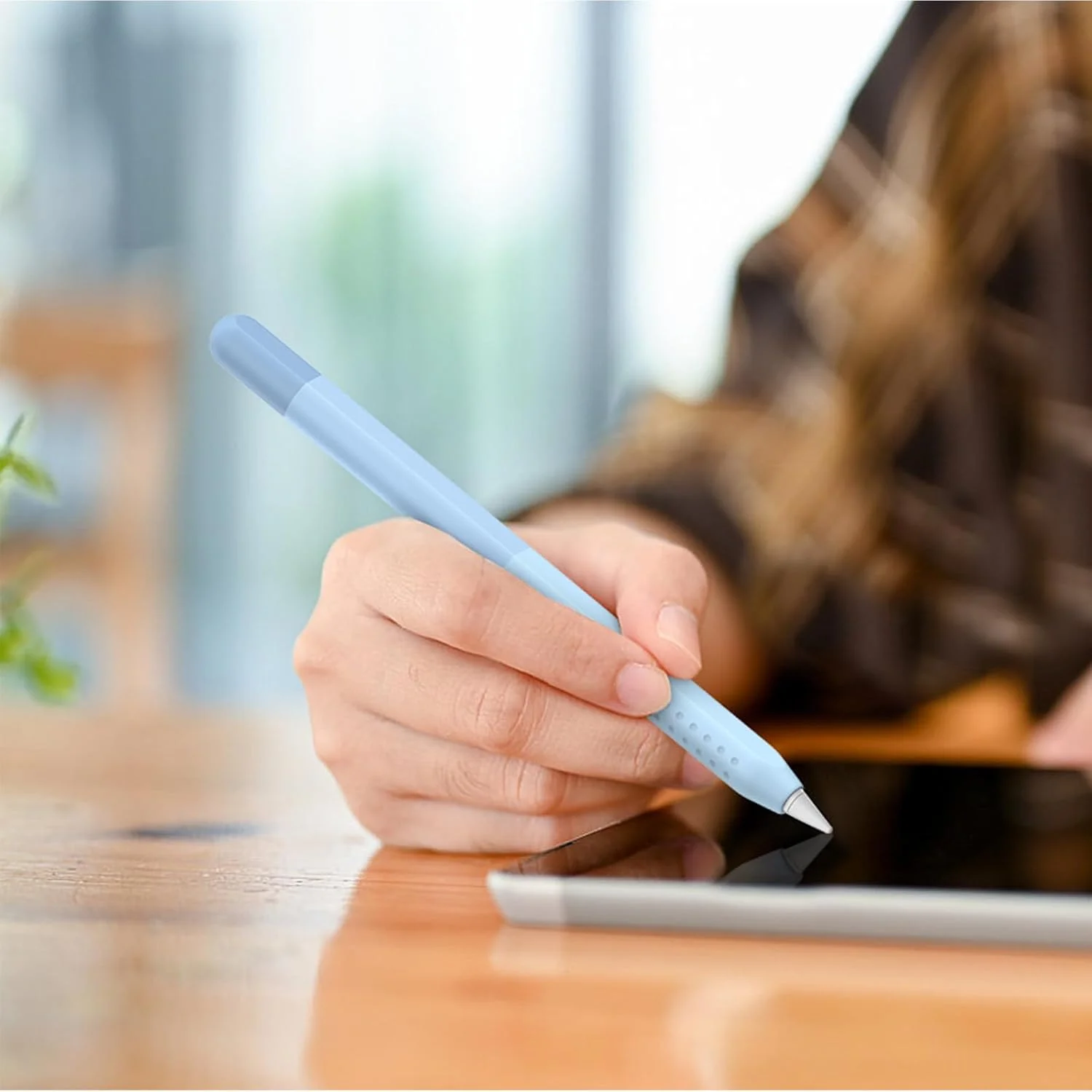 محافظ سیلیکونی مداد لمسی Delidigi سازگار با اپل پنسل (USB-C) با رنگ градиент و طراحی محافظ پوست برای اپل پنسل USB C 2023 محافظ سیلیکونی مداد لمسی Delidigi سازگار با اپل پنسل (USB-C) با رنگ градиент و طراحی محافظ پوست برای اپل پنسل USB C 2023