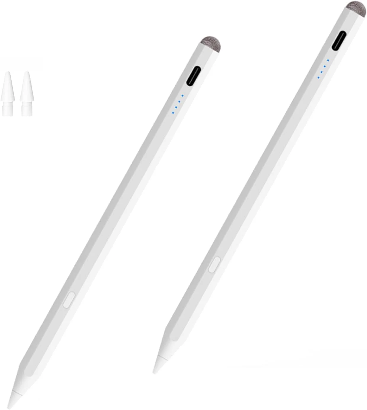 قلم لمسی برای آیپد مداد نسل 11 A16/10/9، بسته 2 عددی قلم آیپد پرو با شارژ سریع، قلم فعال آیپد برای آیپد 11 A16/10/9/8/7/6 مدل 2018-2025، آیپد پرو 13 اینچ/11 اینچ/12.9 اینچ/M4، آیپد ایر 6/5/4/3/M2، آیپد مینی نسل 5/6/7 قلم لمسی برای آیپد مداد نسل 11 A16/10/9، بسته 2 عددی قلم آیپد پرو با شارژ سریع، قلم فعال آیپد برای آیپد 11 A16/10/9/8/7/6 مدل 2018-2025، آیپد پرو 13 اینچ/11 اینچ/12.9 اینچ/M4، آیپد ایر 6/5/4/3/M2، آیپد مینی نسل 5/6/7