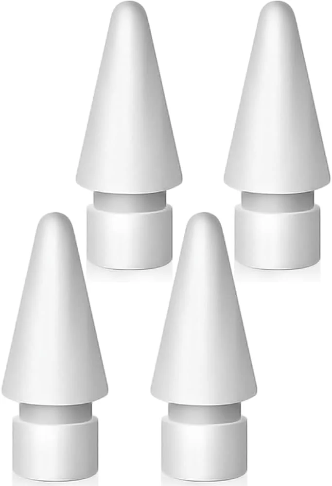 بسته 4 عددی نوک فلزی ارتقا یافته جایگزین برای قلم اپل نسل 1/2، USB-C و قلم پرو، بادوام و دقیق (4 جایگزین) بسته 4 عددی نوک فلزی ارتقا یافته جایگزین برای قلم اپل نسل 1/2، USB-C و قلم پرو، بادوام و دقیق (4 جایگزین)