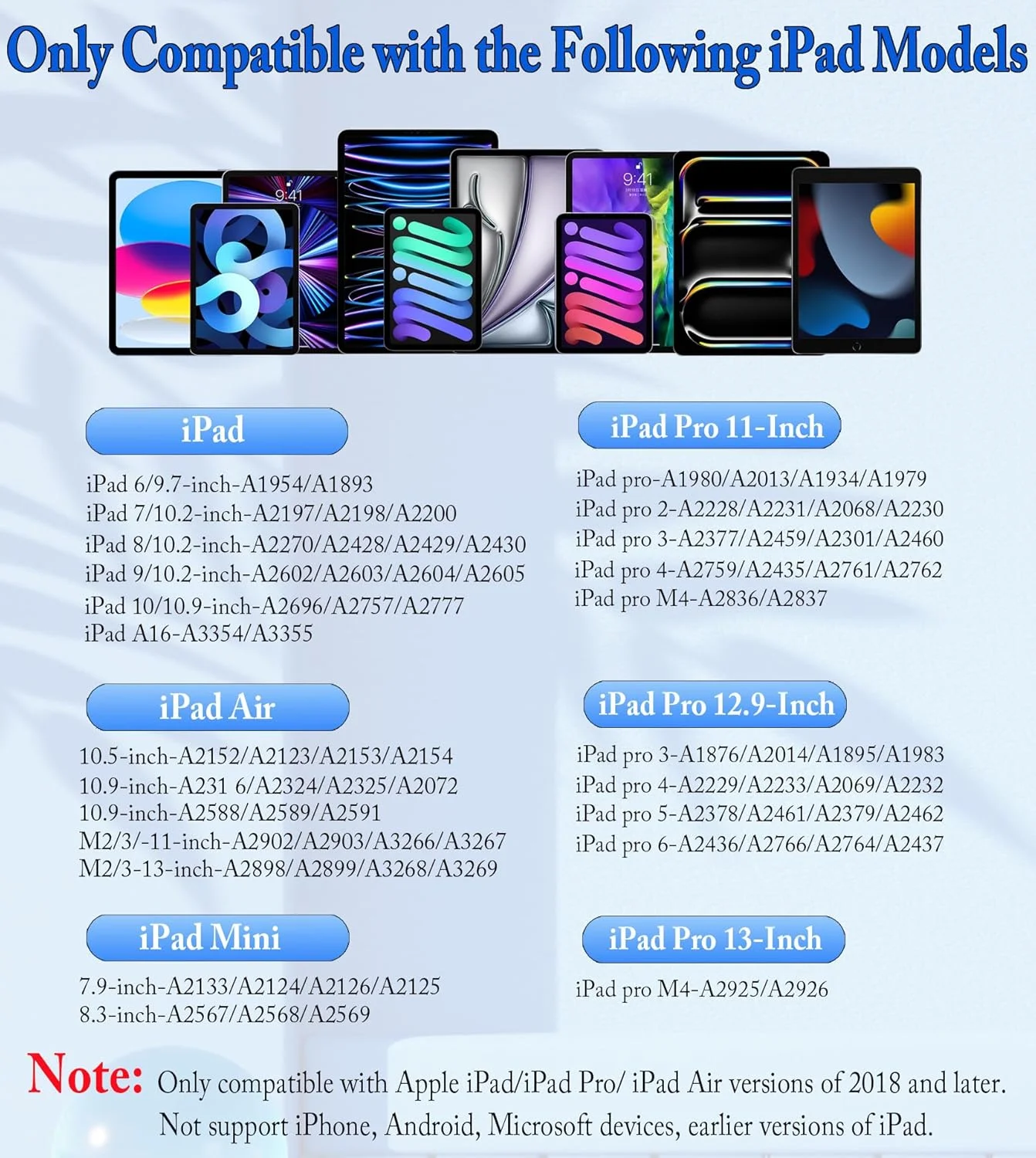 قلم لمسی برای آیپد (2018-2025)، قلم آیپد نسل 10 با قابلیت جلوگیری از لمس ناخواسته، قلم دیجیتال فعال سازگار با اپل آیپد 6/7/8/9/10/A16، پرو 11 اینچ/12.9 اینچ/13 اینچ/M4، مینی 5/6، ایر 3/4/5/M2/M3 - صورتی
