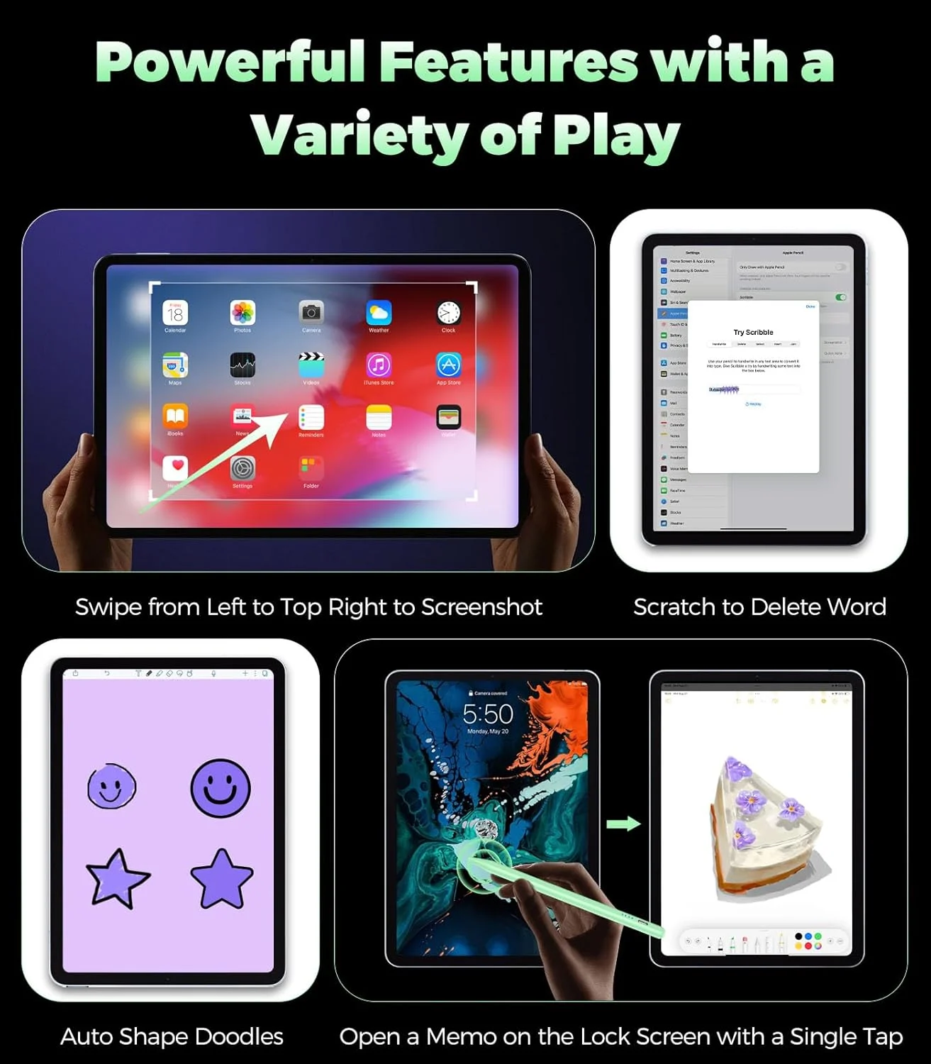 قلم لمسی برای آیپد (2018-2025)، قلم آیپد نسل دهم با قابلیت رد دست و حساسیت به زاویه، قلم دیجیتال سازگار با اپل آیپد 6/7/8/9/10/A16، پرو 11 اینچ/12.9 اینچ/13 اینچ/M4، مینی 5/6/7، ایر 3/4/5/M2/M3 - سبز قلم لمسی برای آیپد (2018-2025)، قلم آیپد نسل دهم با قابلیت رد دست و حساسیت به زاویه، قلم دیجیتال سازگار با اپل آیپد 6/7/8/9/10/A16، پرو 11 اینچ/12.9 اینچ/13 اینچ/M4، مینی 5/6/7، ایر 3/4/5/M2/M3 - سبز