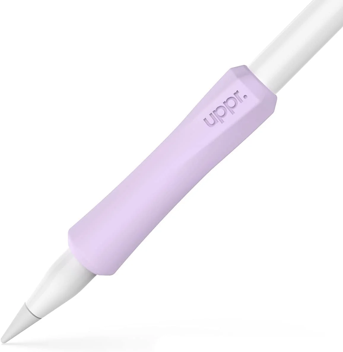نگهدارنده ارگونومیک سیلیکونی پریمیوم UPPERCASE Designs NimbleGrip، طراحی دو طرفه، سازگار با Apple Pencil نسل 1 و Apple Pencil نسل 2 (بسته 2 عددی، بنفش)