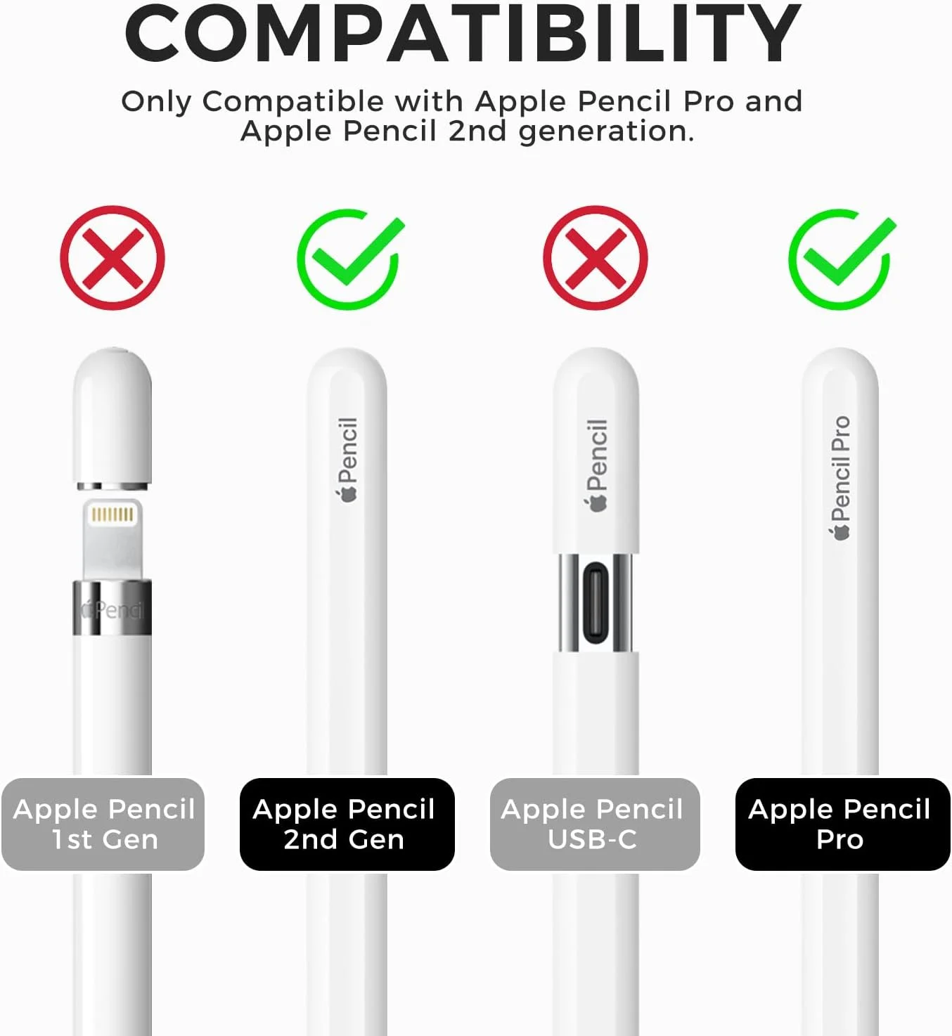 کاور مداد اپل پرو، طراحی کلاسیک مداد، کاور مداد اپل 2 / پرو، کاور سیلیکونی نسل دوم مداد اپل، روکش عالی مداد اپل پرو (زرد)