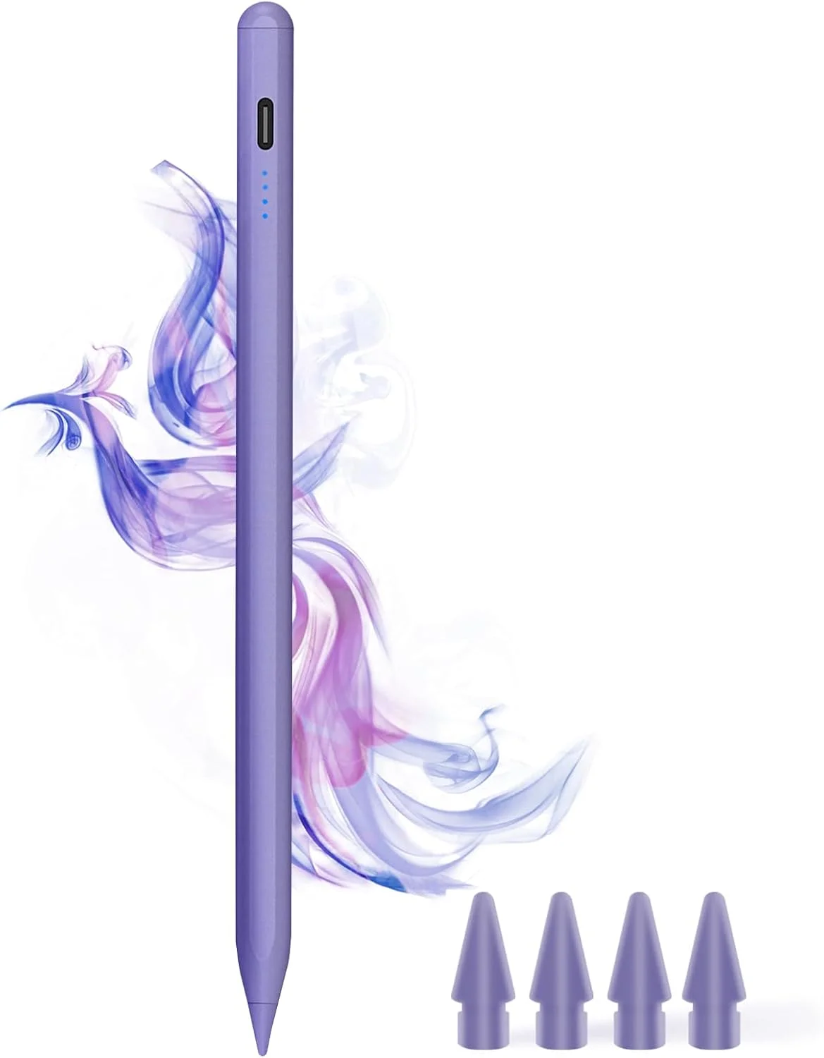 قلم لمسی برای آیپد نسل 9 و 10 - قلم شارژی Type-C برای آیپد با قابلیت عدم تشخیص کف دست، سازگار با (2018-2025) اپل آیپد 6/7/8/9/10/11(A16)، ایر 3/4/5/M2/M3، مینی 5/6، پرو 11 اینچ/12.9 اینچ/M4 (بنفش) قلم لمسی برای آیپد نسل 9 و 10 - قلم شارژی Type-C برای آیپد با قابلیت عدم تشخیص کف دست، سازگار با (2018-2025) اپل آیپد 6/7/8/9/10/11(A16)، ایر 3/4/5/M2/M3، مینی 5/6، پرو 11 اینچ/12.9 اینچ/M4 (بنفش)