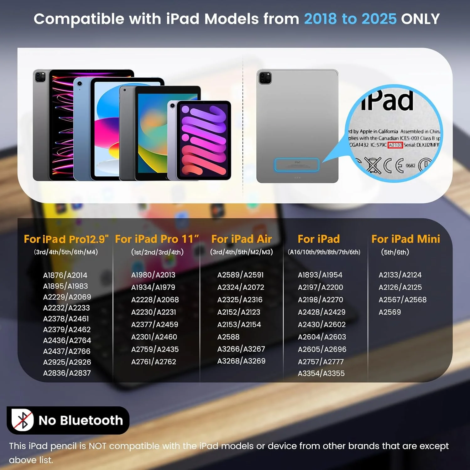 قلم لمسی برای آیپد، قلم دو سر با شارژ سریع ۱۳ دقیقه ای برای اپل، جلوگیری از لمس تصادفی کف دست، حساسیت به شیب، سازگار با iPad 6/7/8/9/10، Pro 11/12.9 اینچ/M4، Air 3/4/5/M2، Mini 5/6 - مشکی