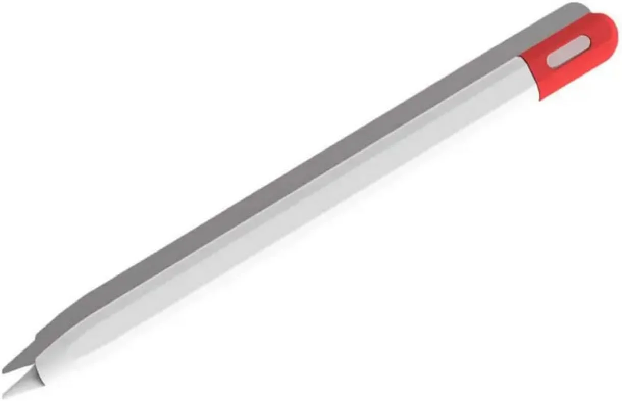 محافظ سیلیکونی قلم لمسی اپل پنسل 3، طراحی ارگونومیک، کاور محافظ برای آیپد و تبلت (سفید + قرمز) محافظ سیلیکونی قلم لمسی اپل پنسل 3، طراحی ارگونومیک، کاور محافظ برای آیپد و تبلت (سفید + قرمز)