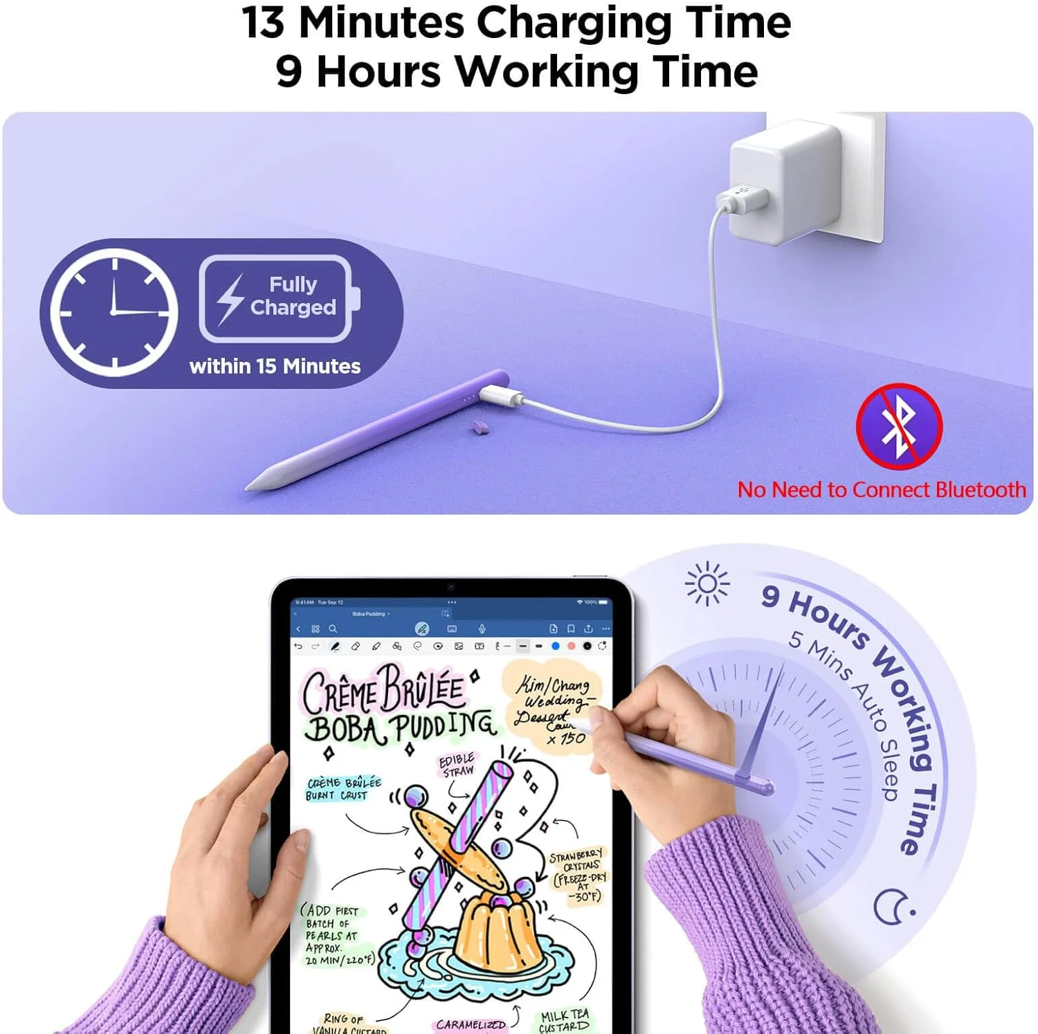 قلم لمسی برای آیپد 2018-2024، شارژ سریع 15 دقیقه ای برای اپل آیپد، جلوگیری از لمس ناخواسته کف دست، حساس به زاویه، قلم برای آیپد 10/9/8/7/6، آیپد پرو 12.9 اینچ/11 اینچ/13 اینچ M4، آیپد ایر 5/4/3/11 اینچ-13 اینچ M2، آیپد مینی 6/5 قلم لمسی برای آیپد 2018-2024، شارژ سریع 15 دقیقه ای برای اپل آیپد، جلوگیری از لمس ناخواسته کف دست، حساس به زاویه، قلم برای آیپد 10/9/8/7/6، آیپد پرو 12.9 اینچ/11 اینچ/13 اینچ M4، آیپد ایر 5/4/3/11 اینچ-13 اینچ M2، آیپد مینی 6/5