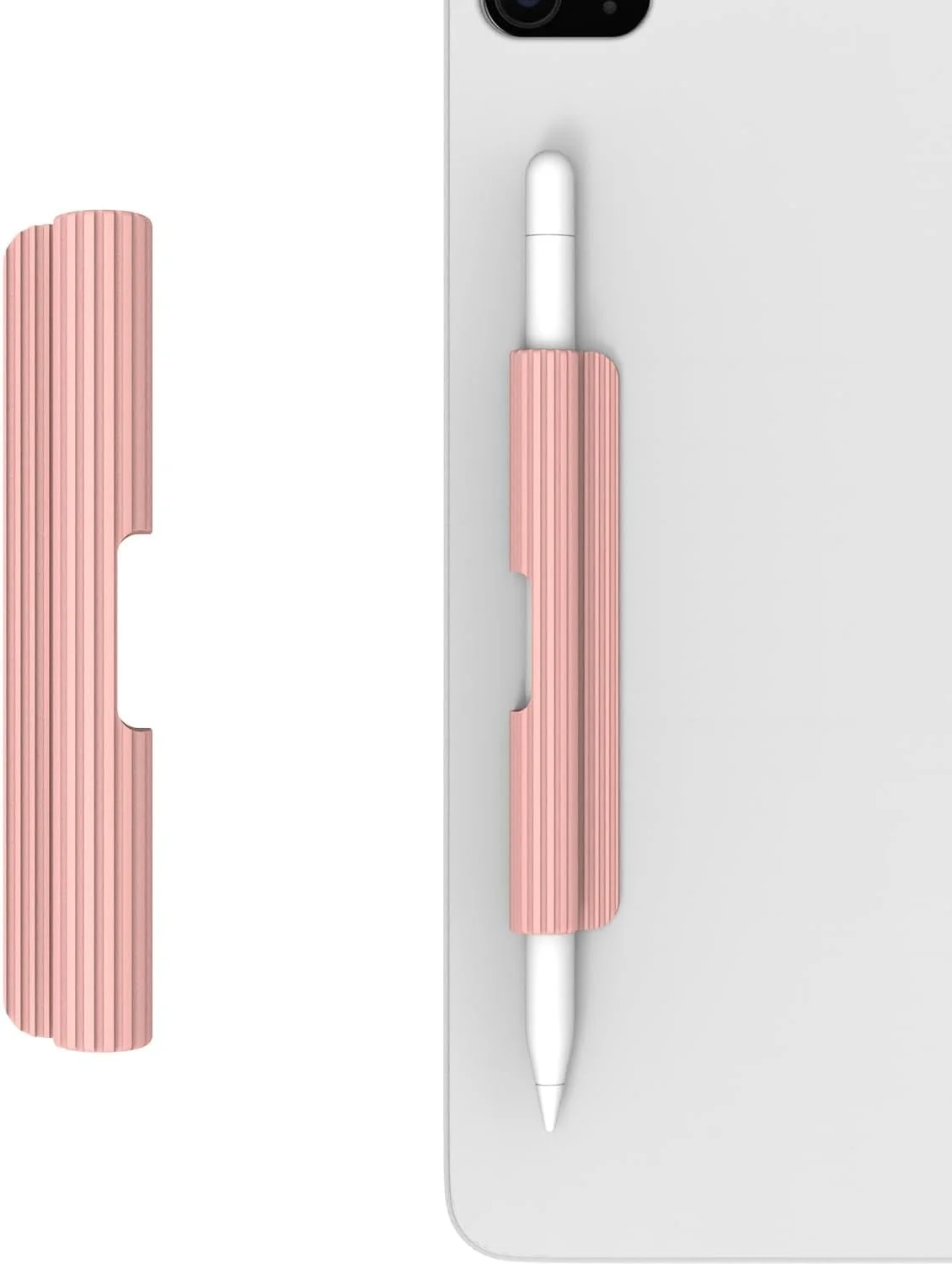 نگهدارنده سیلیکونی مداد، سازگار با مداد لمسی اپل، نسل اول/دوم، چسبندگی قوی متصل به قاب آیپد برای قلم های لمسی (صورتی) نگهدارنده سیلیکونی مداد، سازگار با مداد لمسی اپل، نسل اول/دوم، چسبندگی قوی متصل به قاب آیپد برای قلم های لمسی (صورتی)