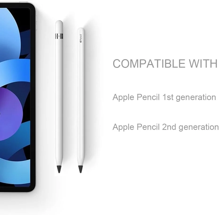 ۳۰ عدد روکش نوک مداد اپل با حس کاغذ، محافظ نوک و صفحه نمایش، طراحی سیلیکونی، ۳۰ عدد روکش مشکی ۳۰ عدد روکش نوک مداد اپل با حس کاغذ، محافظ نوک و صفحه نمایش، طراحی سیلیکونی، ۳۰ عدد روکش مشکی