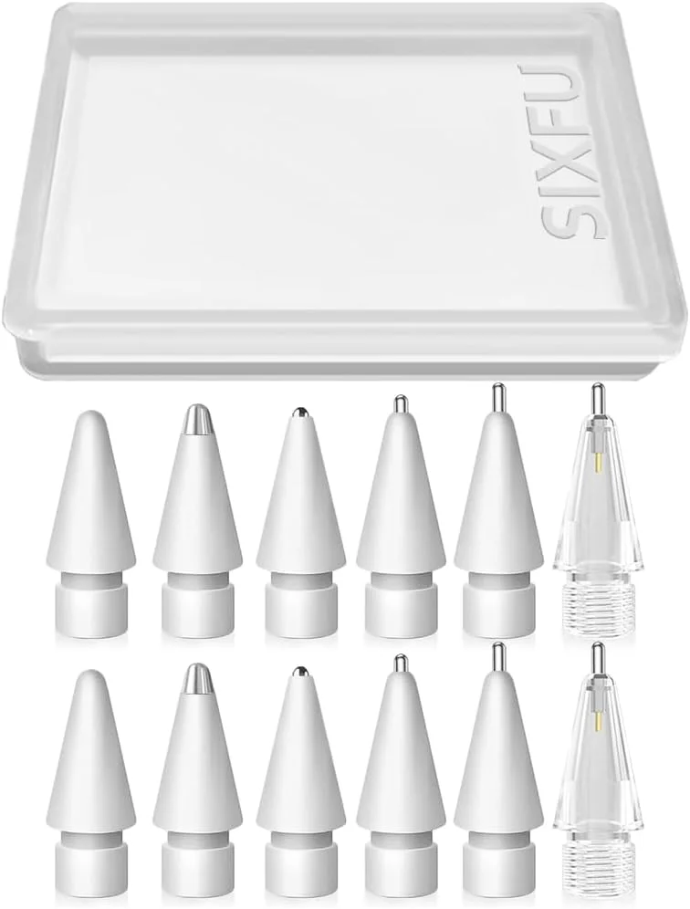 نوک های جایگزین مداد برای مداد اپل، مجموعه نوک های بادوام مداد برای نوک مداد اپل (12 عدد) نوک های جایگزین مداد برای مداد اپل، مجموعه نوک های بادوام مداد برای نوک مداد اپل (12 عدد)