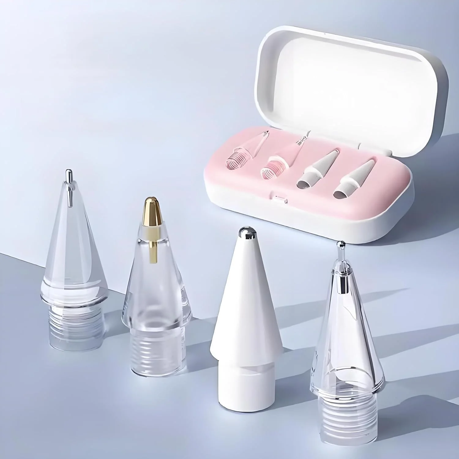 نوک های جایگزین قلم برای قلم اپل پرو، نوک های جدید قلم مناسب برای اپل نسل دوم، اول و USB-C، و قلم دیجیتال لاجیتک کریون، مجموعه نوک قلم آیپد پرو - (بسته 4 عددی) نوک های جایگزین قلم برای قلم اپل پرو، نوک های جدید قلم مناسب برای اپل نسل دوم، اول و USB-C، و قلم دیجیتال لاجیتک کریون، مجموعه نوک قلم آیپد پرو - (بسته 4 عددی)