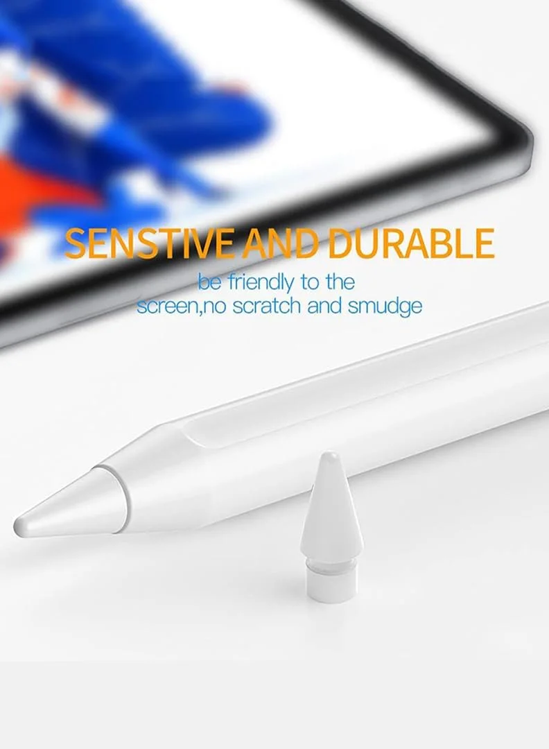 نوک جایگزین برای قلم اپل نسل 2 / نوک نسل 1، لوازم جانبی نوک قلم آیپد پرو نسل 2/1 (بسته 4 عددی) نوک جایگزین برای قلم اپل نسل 2 / نوک نسل 1، لوازم جانبی نوک قلم آیپد پرو نسل 2/1 (بسته 4 عددی)