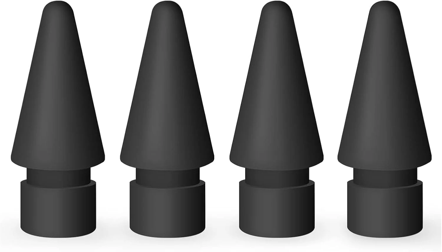سری های جایگزین برای قلم اپل نسل دوم/ نسل اول/ USB-C/ قلم پرو، بسته 4 عددی (مشکی) سری های جایگزین برای قلم اپل نسل دوم/ نسل اول/ USB-C/ قلم پرو، بسته 4 عددی (مشکی)