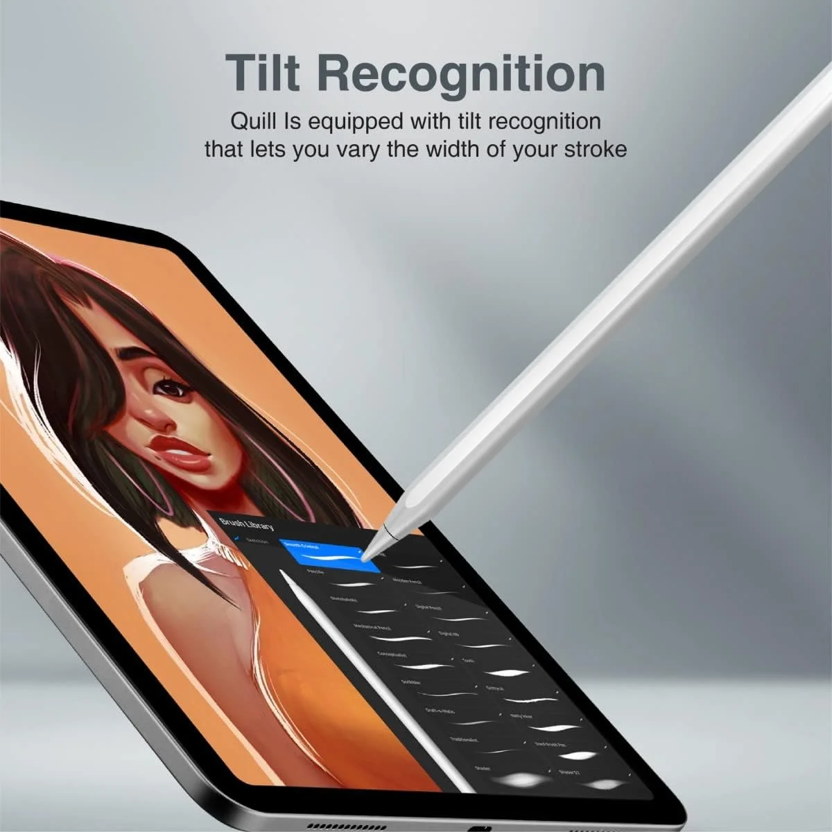 قلم لمسی پرومیت مدل Quill، قلم لمسی برای آیپد با قابلیت تشخیص زاویه، بلوتوث نسخه 5.0، نمایشگر باتری، شارژ مغناطیسی و نوک قابل تعویض برای آیپد نسل 9/8/پرو 11/12.9، آیپد ایر قلم لمسی پرومیت مدل Quill، قلم لمسی برای آیپد با قابلیت تشخیص زاویه، بلوتوث نسخه 5.0، نمایشگر باتری، شارژ مغناطیسی و نوک قابل تعویض برای آیپد نسل 9/8/پرو 11/12.9، آیپد ایر