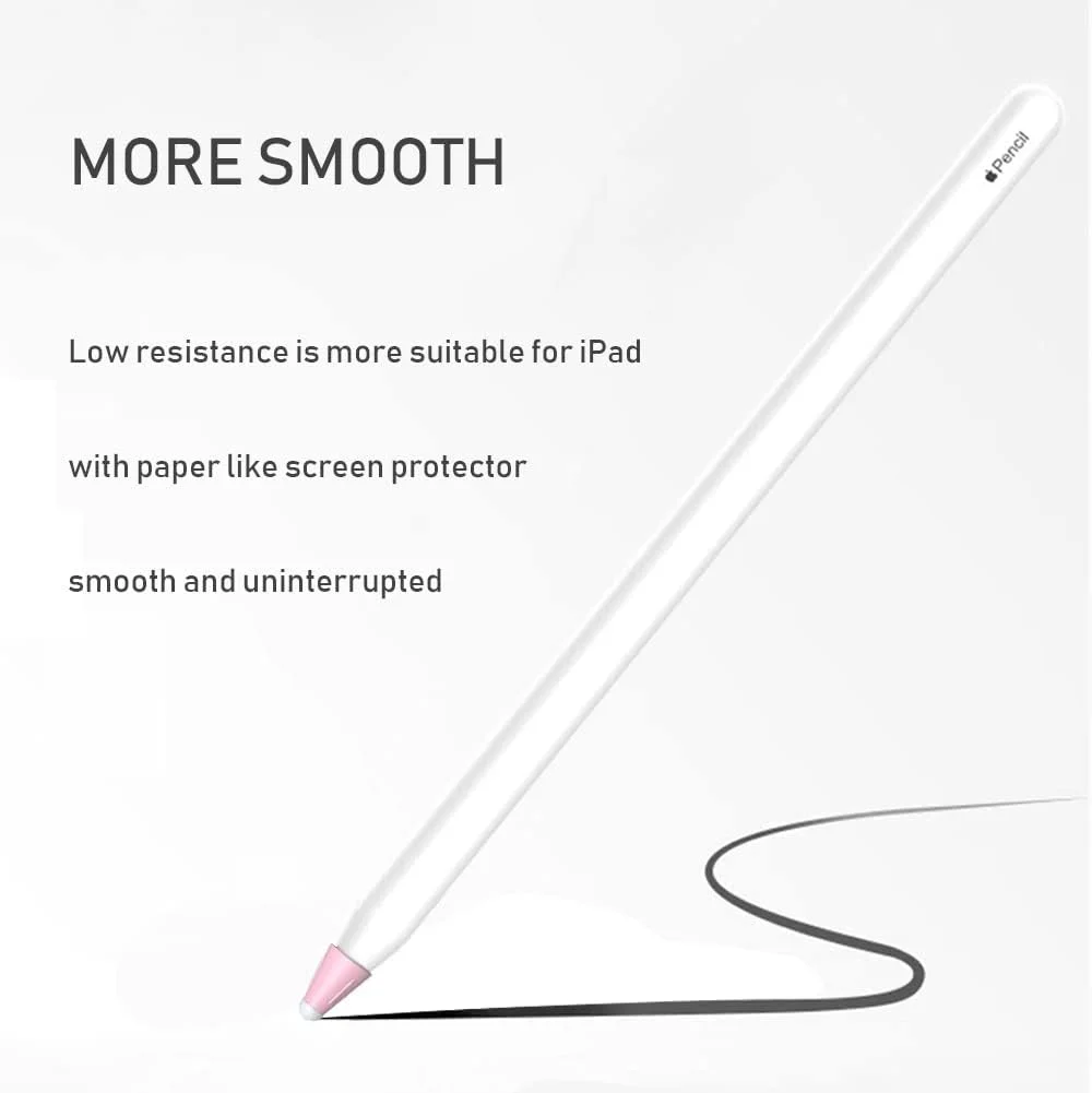 روکش نوک سیلیکونی برای قلم اپل نسل 1 و 2، کلاهک کاهش صدا، سازگار با محافظ صفحه نمایش کاغذی، محافظ آستین، محافظ ضد خش، بسته 6 عددی با 6 رنگ متنوع روکش نوک سیلیکونی برای قلم اپل نسل 1 و 2، کلاهک کاهش صدا، سازگار با محافظ صفحه نمایش کاغذی، محافظ آستین، محافظ ضد خش، بسته 6 عددی با 6 رنگ متنوع