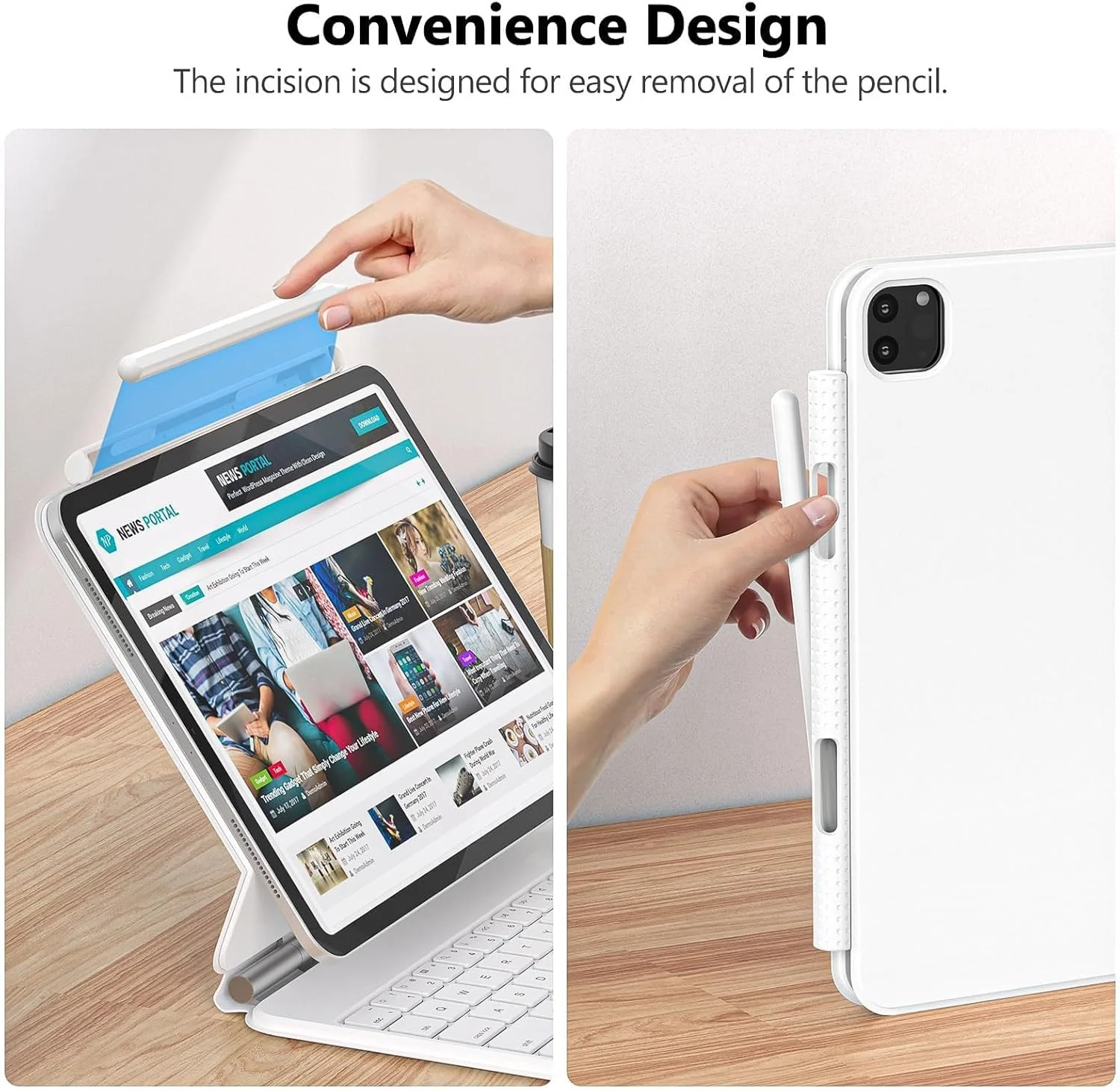 نگهدارنده قلم برای اپل پنسل پرو/اپل پنسل نسل دوم، سازگار با مجیک کیبورد، اسمارت فولیو و سایر کیفهای مغناطیسی، کیف نگهدارنده سازگار برای اپل پنسل نسل دوم (سفید) نگهدارنده قلم برای اپل پنسل پرو/اپل پنسل نسل دوم، سازگار با مجیک کیبورد، اسمارت فولیو و سایر کیفهای مغناطیسی، کیف نگهدارنده سازگار برای اپل پنسل نسل دوم (سفید)
