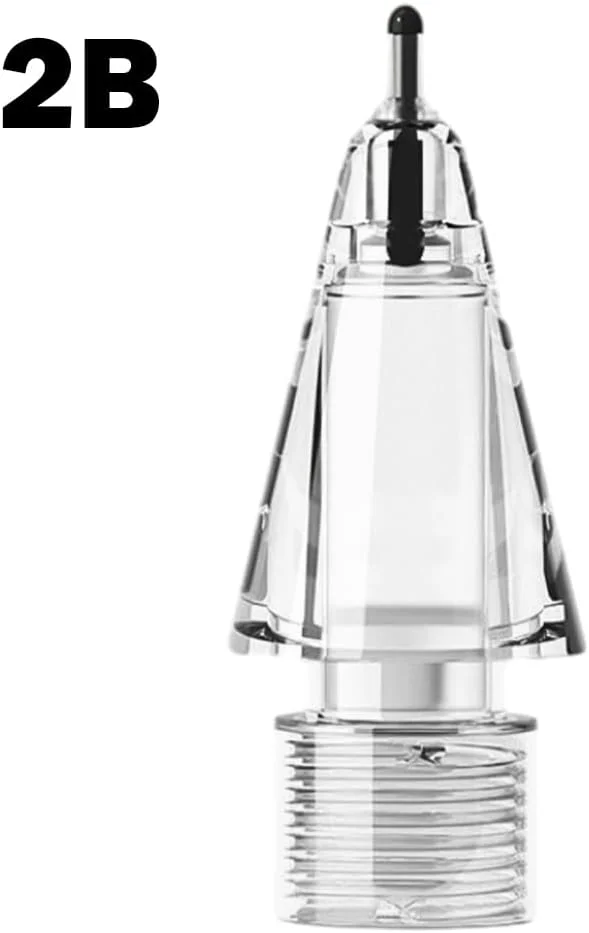 نوک مداد سوزنی 2B برای قلم اپل 1/2، نوک قلم استایلوس نرم و مقاوم در برابر سایش، نوک های یدکی بی صدا برای آیپنسل 1/2 نوک مداد سوزنی 2B برای قلم اپل 1/2، نوک قلم استایلوس نرم و مقاوم در برابر سایش، نوک های یدکی بی صدا برای آیپنسل 1/2