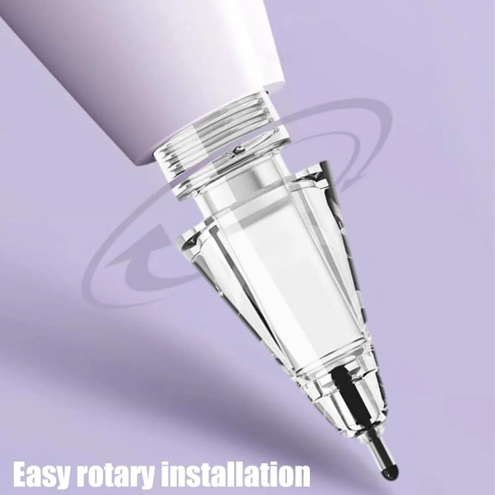 نوک مداد سوزنی 2B برای قلم اپل 1/2، نوک قلم استایلوس نرم و مقاوم در برابر سایش، نوک های یدکی بی صدا برای آیپنسل 1/2 نوک مداد سوزنی 2B برای قلم اپل 1/2، نوک قلم استایلوس نرم و مقاوم در برابر سایش، نوک های یدکی بی صدا برای آیپنسل 1/2