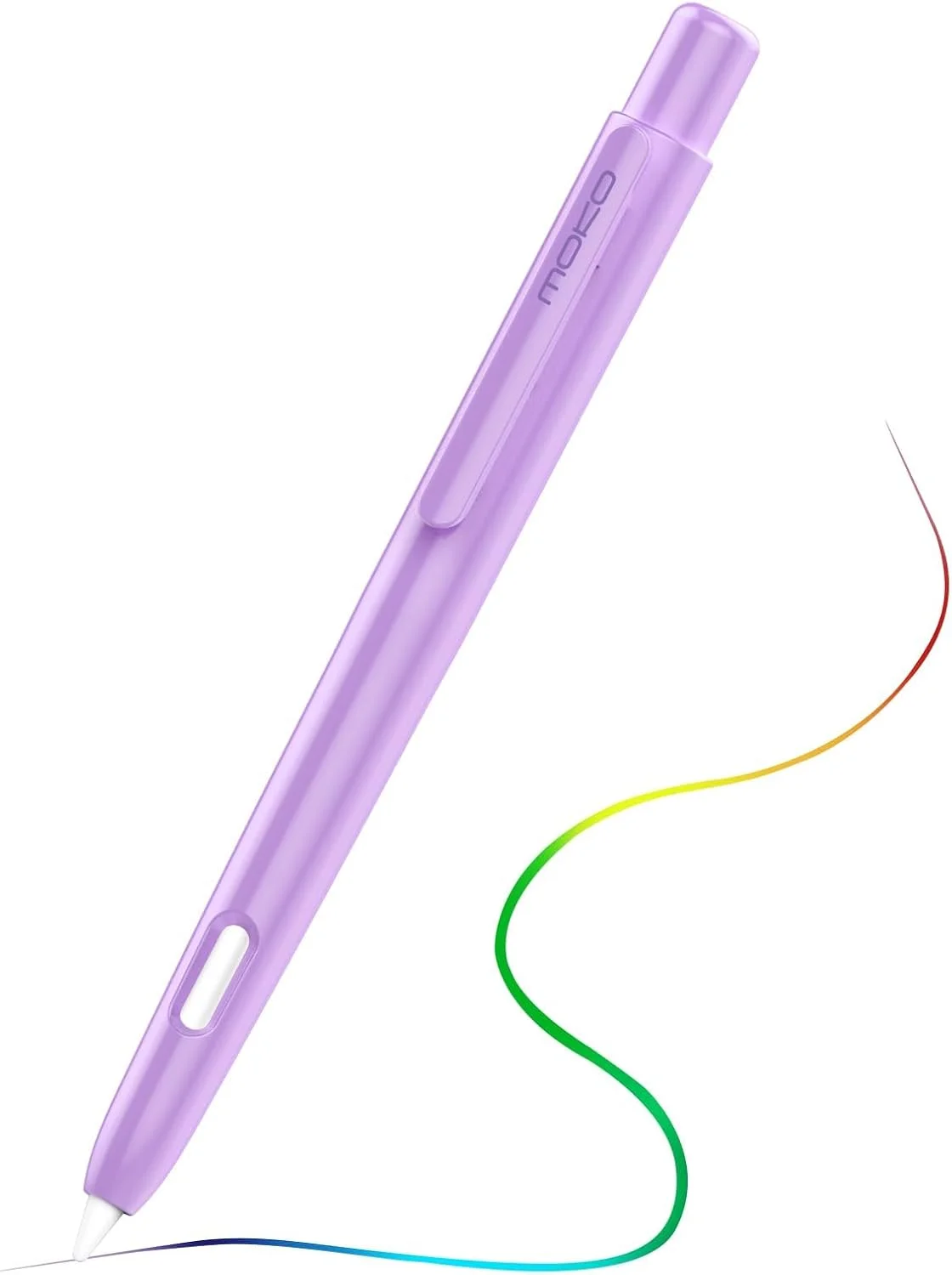 محفظه نگهدارنده سازگار با قلم لمسی اپل نسل دوم، روکش محافظ جمع شونده قلم اپل با گیره محکم، محفظه سخت قلم اپل PC، پشتیبانی از ضربه زدن دوگانه، بنفش محفظه نگهدارنده سازگار با قلم لمسی اپل نسل دوم، روکش محافظ جمع شونده قلم اپل با گیره محکم، محفظه سخت قلم اپل PC، پشتیبانی از ضربه زدن دوگانه، بنفش