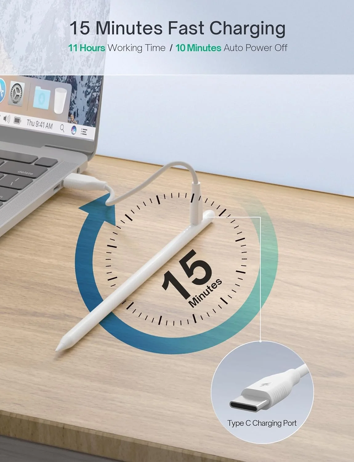 قلم لمسی MEKO برای آیپد با شارژ بیسیم مغناطیسی، قلم آیپد با شارژ سریع ۱۵ دقیقهای، جلوگیری از لمس ناخواسته کف دست، حساسیت به زاویه، سازگار با آیپد پرو ۱۱ اینچ/۱۲.۹ اینچ، ایر ۴/۵، مینی ۶ قلم لمسی MEKO برای آیپد با شارژ بیسیم مغناطیسی، قلم آیپد با شارژ سریع ۱۵ دقیقهای، جلوگیری از لمس ناخواسته کف دست، حساسیت به زاویه، سازگار با آیپد پرو ۱۱ اینچ/۱۲.۹ اینچ، ایر ۴/۵، مینی ۶