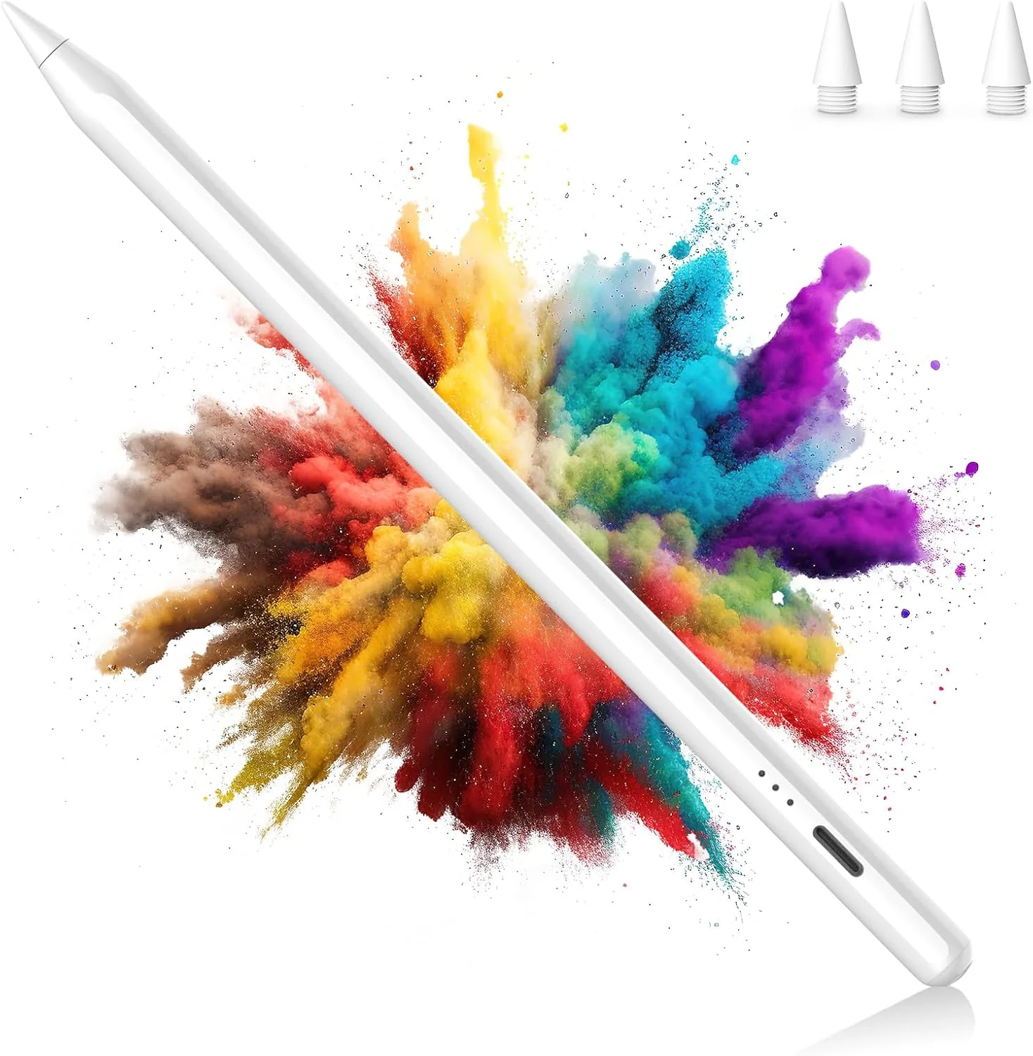 قلم لمسی MEKO برای آیپد 2018-2025، قلم آیپد با شارژ سریع 13 دقیقه ای با قابلیت رد دست، حساسیت به شیب، سازگار با آیپد ایر 3-5/11 اینچ/13 اینچ، مینی 5/6، آیپد 6-11، پرو 11 اینچ/12.9 اینچ/13 اینچ (سفید) قلم لمسی MEKO برای آیپد 2018-2025، قلم آیپد با شارژ سریع 13 دقیقه ای با قابلیت رد دست، حساسیت به شیب، سازگار با آیپد ایر 3-5/11 اینچ/13 اینچ، مینی 5/6، آیپد 6-11، پرو 11 اینچ/12.9 اینچ/13 اینچ (سفید)