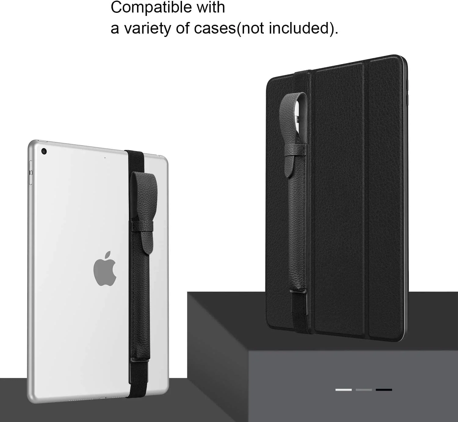 نگهدارنده مداد KASTWAVE، مشکی، با جیب آداپتور USB برای مداد اپل نسل 1 و 2، کیف آستین چرمی گیاهی الاستیک ممتاز سازگار با قاب آیپد نگهدارنده مداد KASTWAVE، مشکی، با جیب آداپتور USB برای مداد اپل نسل 1 و 2، کیف آستین چرمی گیاهی الاستیک ممتاز سازگار با قاب آیپد