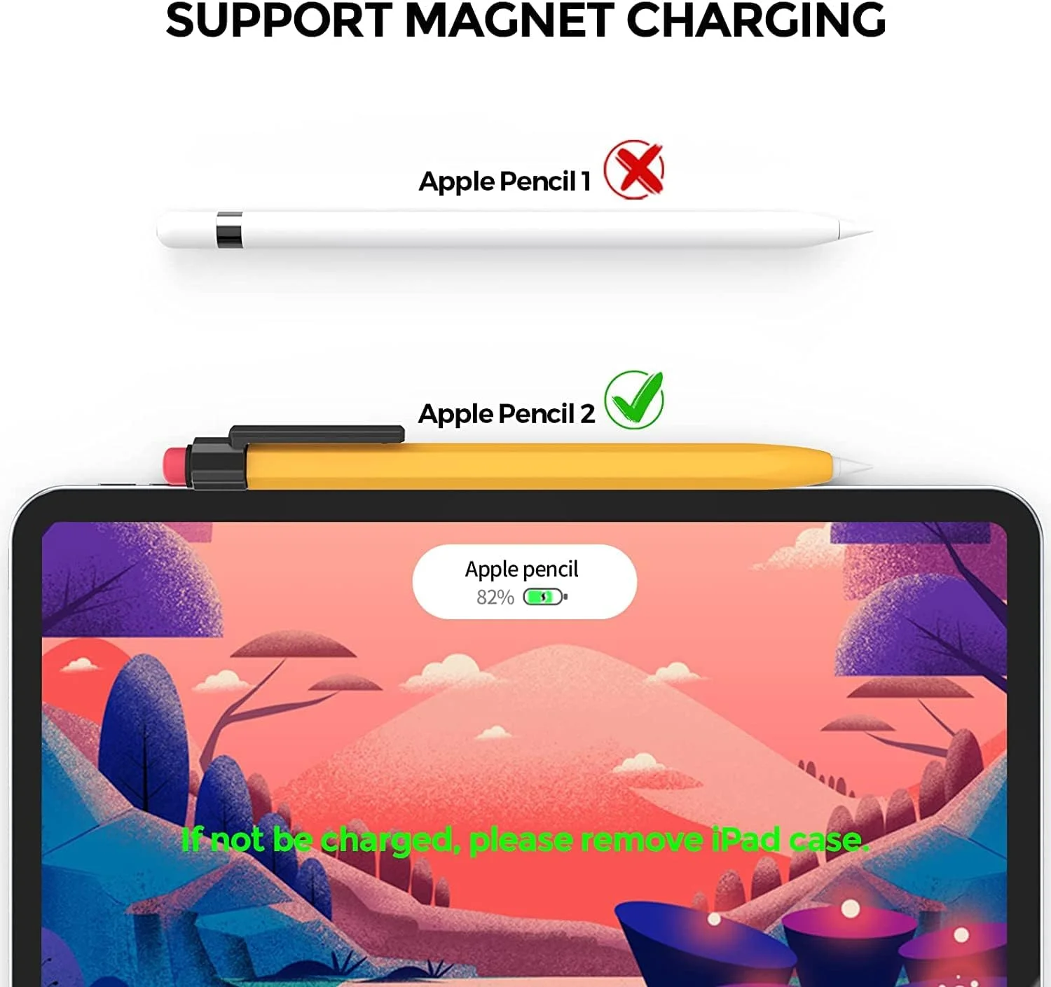 محافظ قلم لمسی Fitmos مناسب برای قلم اپل نسل دوم، روکش سیلیکونی محافظ، طراحی کلاسیک با گیره محکم، سازگار با قلم اپل نسل دوم (کلاسیک) محافظ قلم لمسی Fitmos مناسب برای قلم اپل نسل دوم، روکش سیلیکونی محافظ، طراحی کلاسیک با گیره محکم، سازگار با قلم اپل نسل دوم (کلاسیک)