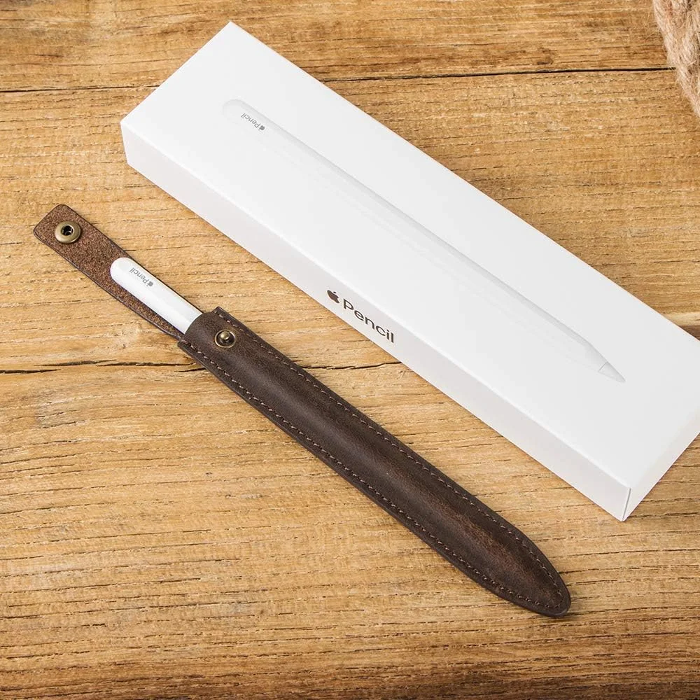 کیف مداد لمسی قابل حمل هیرام مناسب برای قلم تبلت صفحه لمسی، کیف چرمی اصل برای آیپد پرو (قهوه ای) کیف مداد لمسی قابل حمل هیرام مناسب برای قلم تبلت صفحه لمسی، کیف چرمی اصل برای آیپد پرو (قهوه ای)