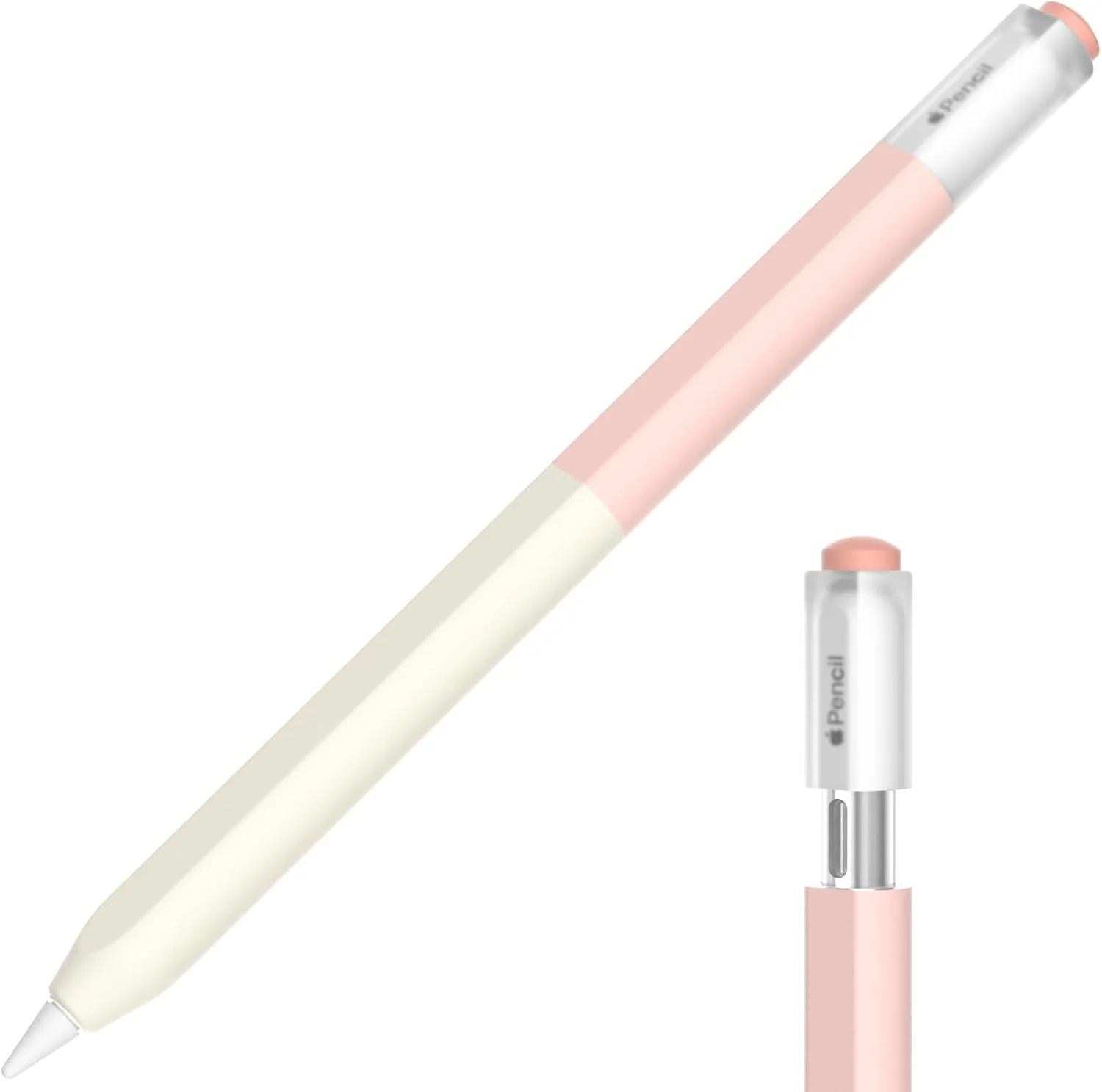 محافظ قلم لمسی آیپد برای اپل پنسل (USB-C، 2023)، محافظ سیلیکونی گرادیانی با طراحی خوشدست، ضد لغزش، اتصال مغناطیسی، صورتی ساکورا محافظ قلم لمسی آیپد برای اپل پنسل (USB-C، 2023)، محافظ سیلیکونی گرادیانی با طراحی خوشدست، ضد لغزش، اتصال مغناطیسی، صورتی ساکورا