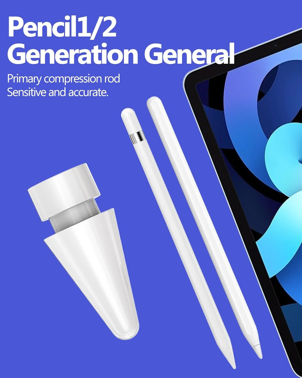 نوک قلم لمسی اپل نسل دوم (بسته 4 عددی) به همراه 2 نوک برای نسل اول، لوازم جانبی آیپد 12.9 ایر نسل 9 و 10، ایر نسل 4 و 5، مینی نسل 6، نوک جایگزین قلم استایلوس نوک قلم لمسی اپل نسل دوم (بسته 4 عددی) به همراه 2 نوک برای نسل اول، لوازم جانبی آیپد 12.9 ایر نسل 9 و 10، ایر نسل 4 و 5، مینی نسل 6، نوک جایگزین قلم استایلوس