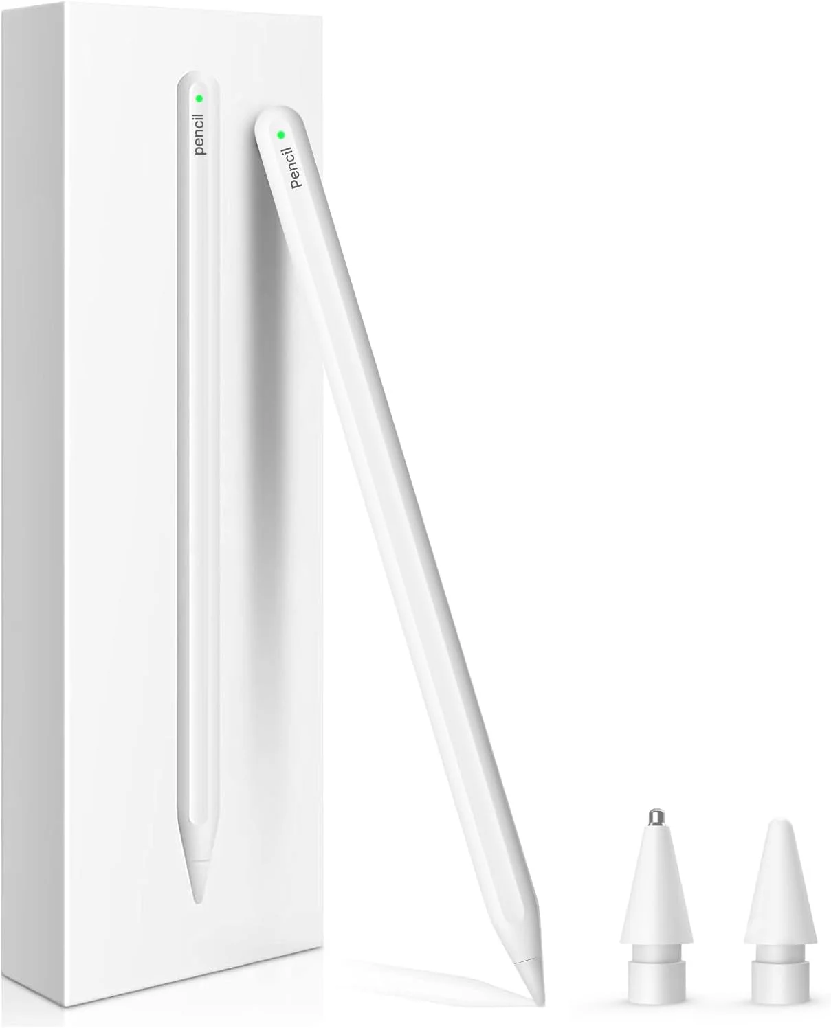 قلم لمسی آیپد نسل دوم با شارژ بیسیم مغناطیسی، قلم استایلوس برای آیپد، سازگار با آیپد پرو ۱۱ اینچ نسل ۱/۲/۳/۴، آیپد پرو ۱۲.۹ اینچ نسل ۳/۴/۵/۶، آیپد ایر ۳/۴، آیپد مینی ۶ قلم لمسی آیپد نسل دوم با شارژ بیسیم مغناطیسی، قلم استایلوس برای آیپد، سازگار با آیپد پرو ۱۱ اینچ نسل ۱/۲/۳/۴، آیپد پرو ۱۲.۹ اینچ نسل ۳/۴/۵/۶، آیپد ایر ۳/۴، آیپد مینی ۶