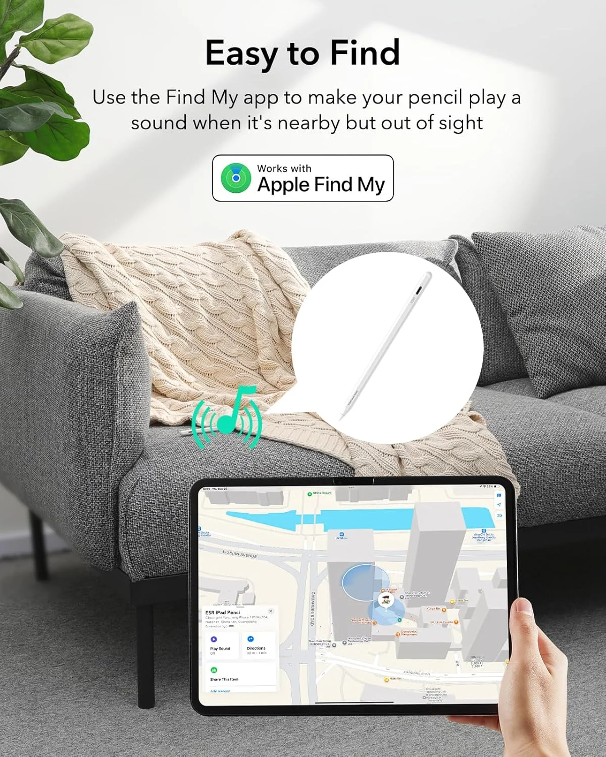 قلم دیجیتال آیپد ESR Geo سازگار با Findmy برای Apple iPad 2018-2025، با میانبرهای آسان برای Apple iPad A16/10/9/8 و Air 13/11 و Pro 12.9/13/11 و Mini 7/6/5، سفید (بدون شارژ بیسیم) قلم دیجیتال آیپد ESR Geo سازگار با Findmy برای Apple iPad 2018-2025، با میانبرهای آسان برای Apple iPad A16/10/9/8 و Air 13/11 و Pro 12.9/13/11 و Mini 7/6/5، سفید (بدون شارژ بیسیم)