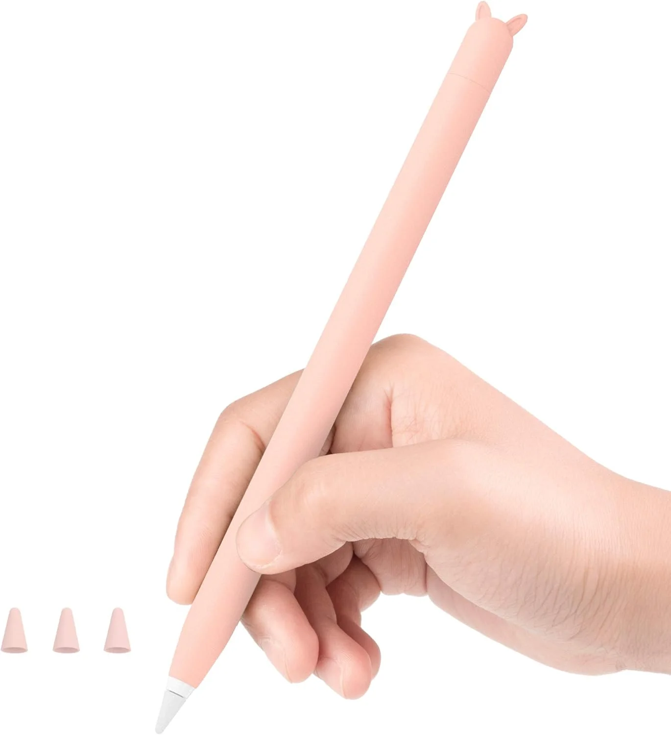 محافظ سیلیکونی ELETIUO Eleet برای قلم اپل نسل اول، آیپد پرو 9.7 اینچ، قاب محافظ، صورتی محافظ سیلیکونی ELETIUO Eleet برای قلم اپل نسل اول، آیپد پرو 9.7 اینچ، قاب محافظ، صورتی