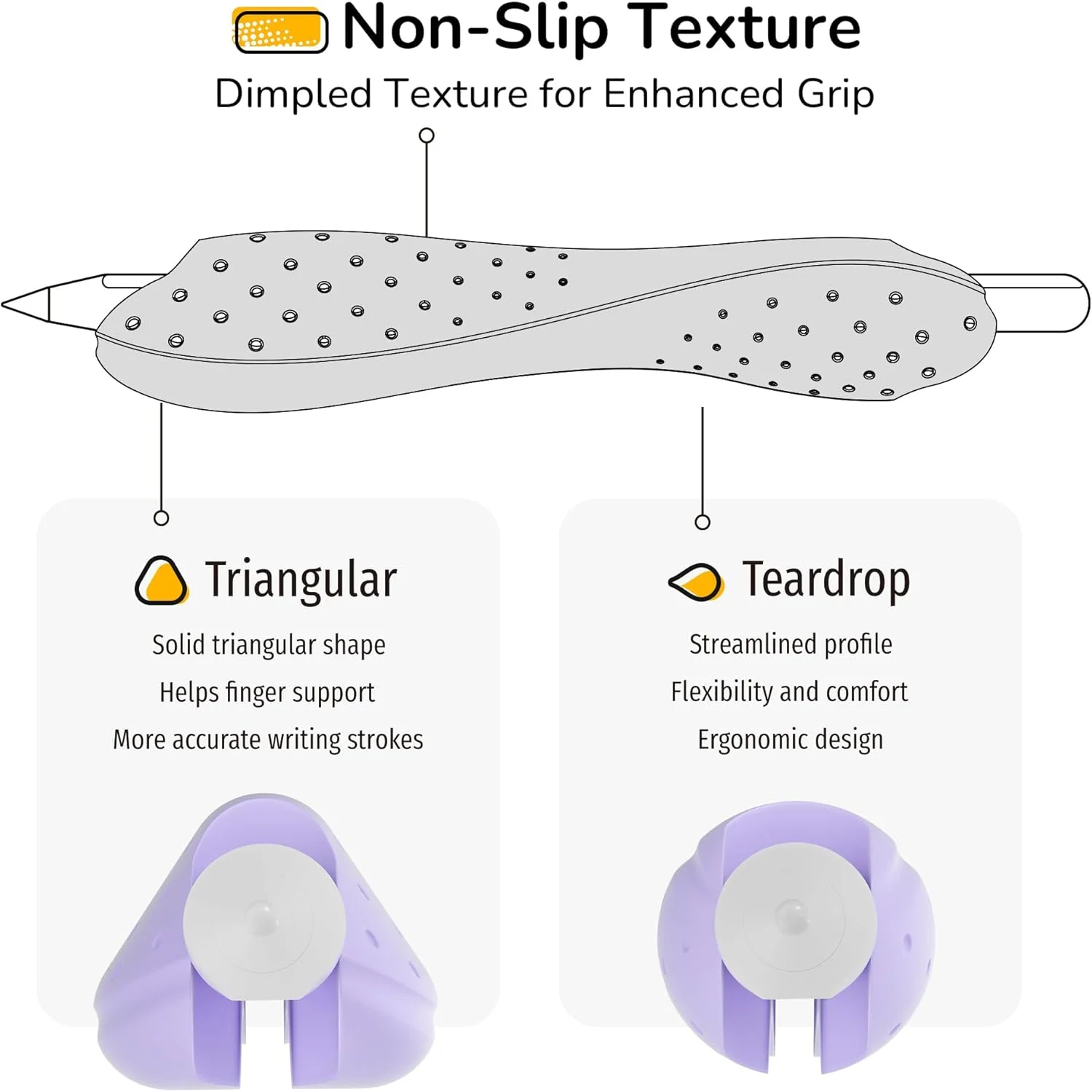 گریپ ELETIUO سازگار با قلم اپل پرو، نسل 1/2، مدل USB-C، روکش محافظ سیلیکونی با بافت ضد لغزش، طراحی ارگونومیک دو سر، شارژ مغناطیسی و ضربه زدن دوگانه، بنفش گریپ ELETIUO سازگار با قلم اپل پرو، نسل 1/2، مدل USB-C، روکش محافظ سیلیکونی با بافت ضد لغزش، طراحی ارگونومیک دو سر، شارژ مغناطیسی و ضربه زدن دوگانه، بنفش