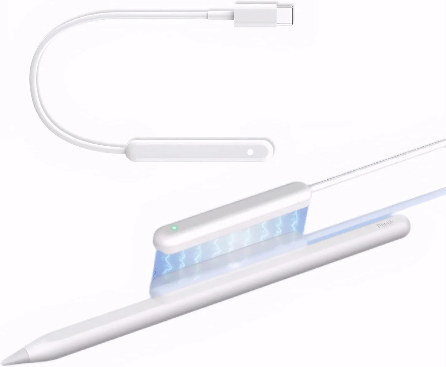 پایه شارژر، کابل شارژ برای قلم لمسی اپل نسل 2، شارژر مغناطیسی قلم، سیم شارژ اختصاصی فقط برای قلم نسل دوم، محافظت از باتری آیپد شما، کانکتور لایتنینگ (سفید) پایه شارژر، کابل شارژ برای قلم لمسی اپل نسل 2، شارژر مغناطیسی قلم، سیم شارژ اختصاصی فقط برای قلم نسل دوم، محافظت از باتری آیپد شما، کانکتور لایتنینگ (سفید)