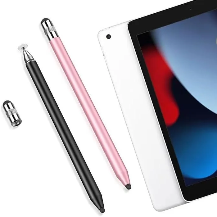 (2 عدد) قلم لمسی برای آیفون و آیپد، قلم لمسی خازنی یونیورسال 3 در 1 برای صفحه نمایش های لمسی، سازگار با Apple iPhone/iPad/Air/Mini/Pro/chromebook و سایر دستگاه های دارای صفحه نمایش لمسی (2 عدد) قلم لمسی برای آیفون و آیپد، قلم لمسی خازنی یونیورسال 3 در 1 برای صفحه نمایش های لمسی، سازگار با Apple iPhone/iPad/Air/Mini/Pro/chromebook و سایر دستگاه های دارای صفحه نمایش لمسی