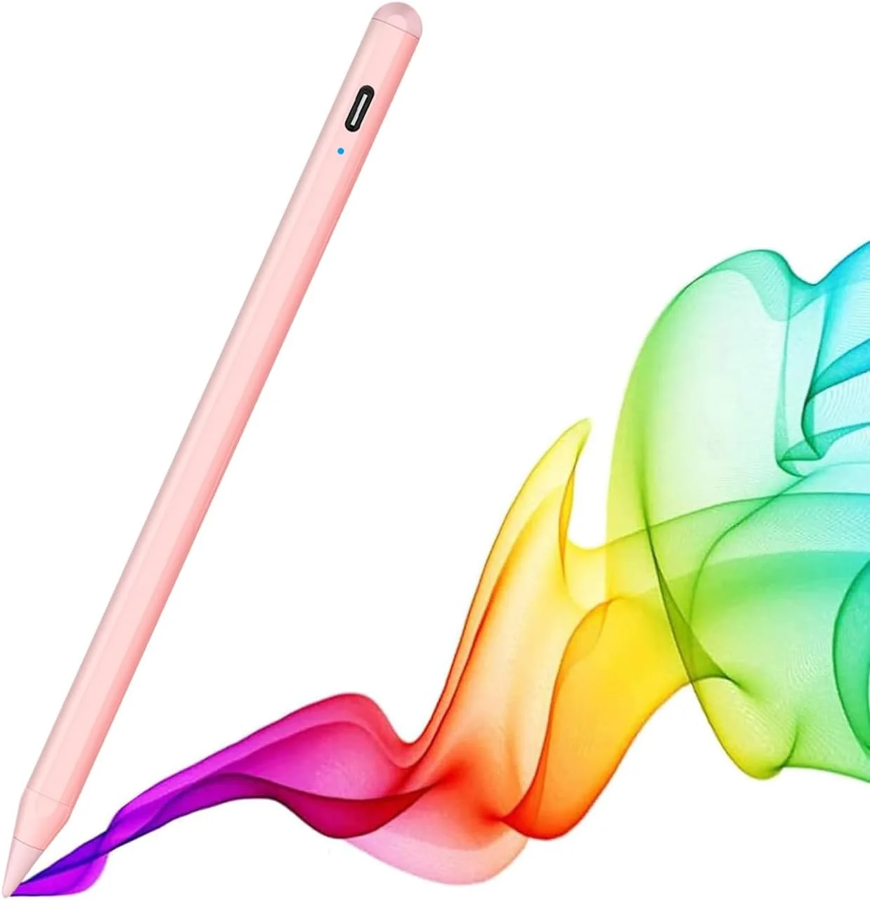 قلم لمسی برای آیپد نسل دهم/نهم/هشتم - قلم فعال با شارژ سریع سازگار با Apple iPad Pro 11 و 12.9 اینچی 2018-2023، iPad 6-10، iPad Air 3/4/5، iPad Mini 5/6 - صورتی قلم لمسی برای آیپد نسل دهم/نهم/هشتم - قلم فعال با شارژ سریع سازگار با Apple iPad Pro 11 و 12.9 اینچی 2018-2023، iPad 6-10، iPad Air 3/4/5، iPad Mini 5/6 - صورتی