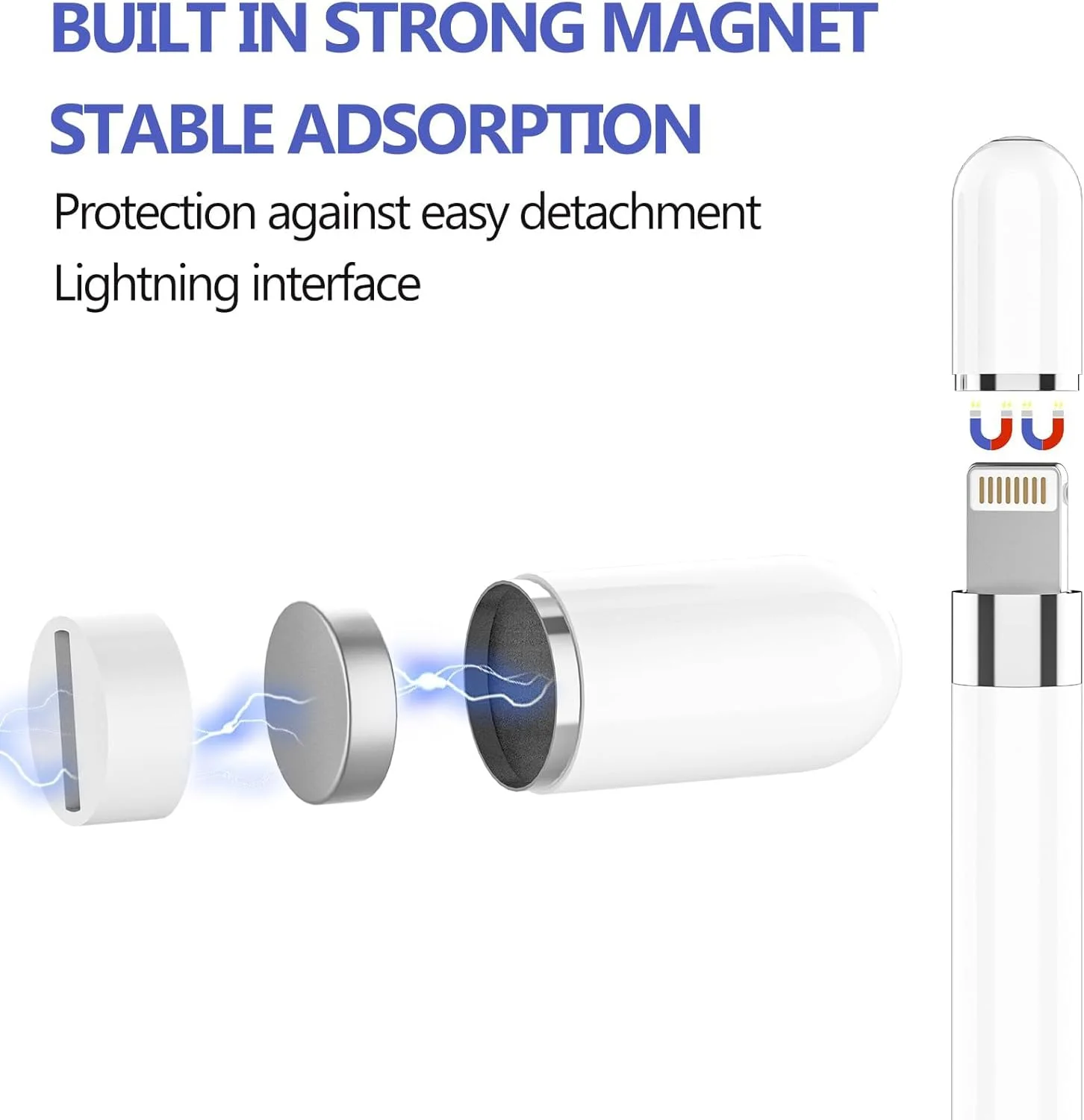 ALMEKAQUZ درپوش مداد اپل، نوک مداد برای مداد اپل، نوک های جایگزین برای نسل 1/2 مداد USB C، نوک مداد آیپد پرو/ایر/مینی (بسته 4 عددی) ALMEKAQUZ درپوش مداد اپل، نوک مداد برای مداد اپل، نوک های جایگزین برای نسل 1/2 مداد USB C، نوک مداد آیپد پرو/ایر/مینی (بسته 4 عددی)