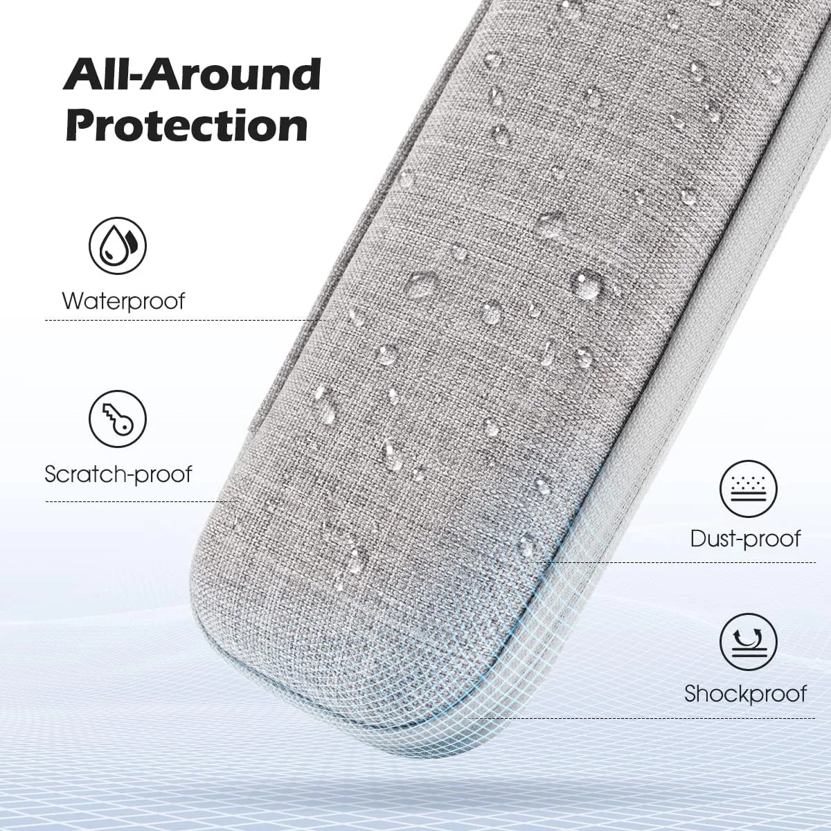 کیف نگهدارنده قلم لمسی AGPTEK، کیف حمل ممتاز برای قلم آیپد پرو، قلم، سامسونگ، هواوی، لوازم جانبی قلم، کابل USB، هدفون، خودنویس (خاکستری) کیف نگهدارنده قلم لمسی AGPTEK، کیف حمل ممتاز برای قلم آیپد پرو، قلم، سامسونگ، هواوی، لوازم جانبی قلم، کابل USB، هدفون، خودنویس (خاکستری)