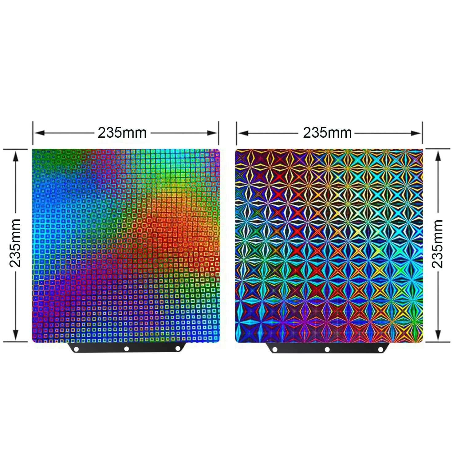 صفحه ساخت F1 برای Adventurer 5M/5M Pro/AD5X ورق فولادی فنری 235x235 میلی متر صفحه ساخت دو طرفه صاف پلتفرم قابل جابجایی تخت گرم شونده برای پرینتر سه بعدی Flashforge