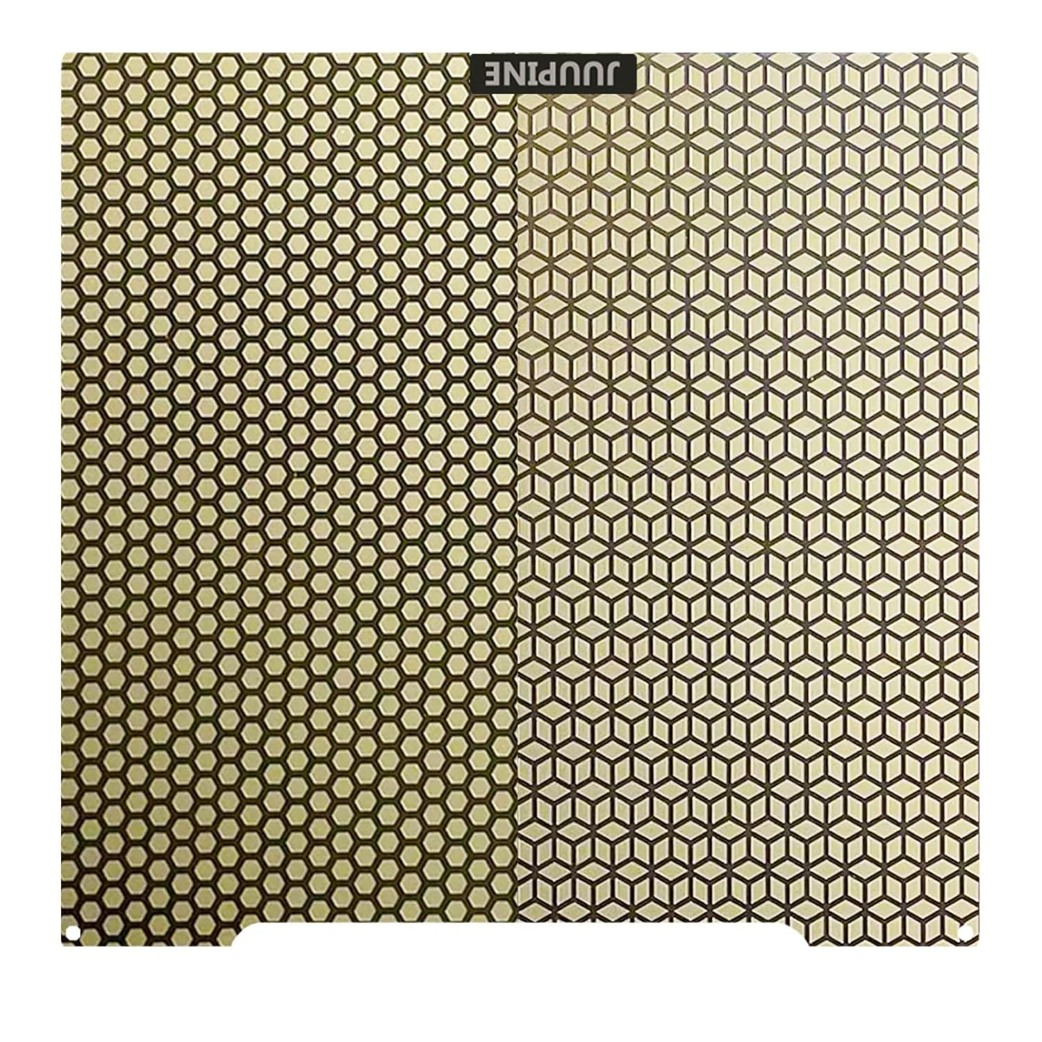 صفحه ساخت لانه زنبوری PEI ابعاد 241x253.8 میلی متر برای پرینتر سه بعدی Prusa I3 MK2 2.5S MK52 MK3S MK3S+ MK4، فناوری اچینگ ارتقا یافته، الگوی لانه زنبوری + مربعی، صفحه فولادی فنری انعطاف پذیر دو طرفه 0.5 میلی متر