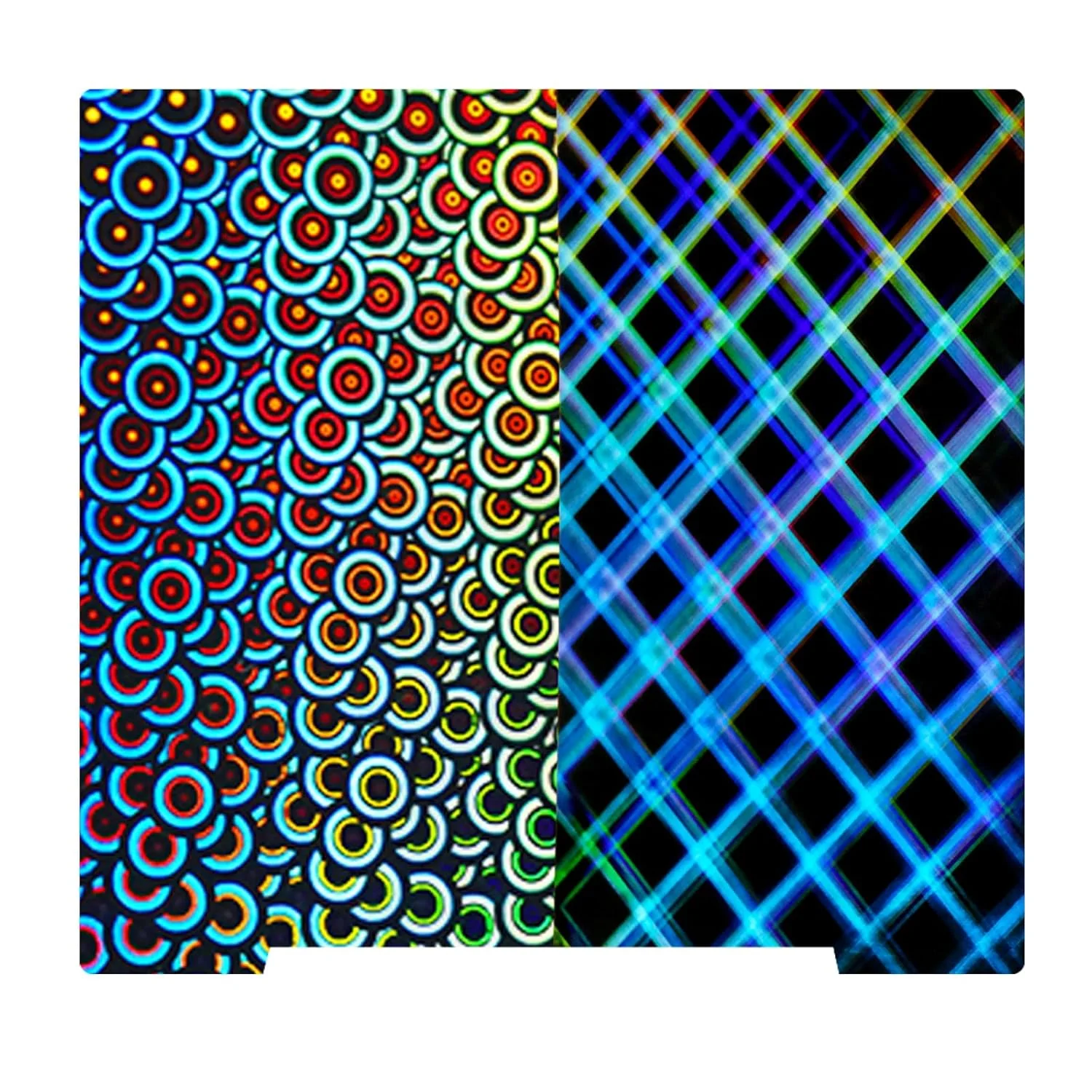 صفحه ساخت ارتقا یافته H1H برای پروسا i3 MK3S، ورق انعطاف پذیر دو طرفه طرح های رنگارنگ و آسمان، بستر چاپ قابل جابجایی برای پلتفرم پرینتر سه بعدی MK2 MK52 MK3 MK3S MK4، ابعاد 254x241 میلی متر