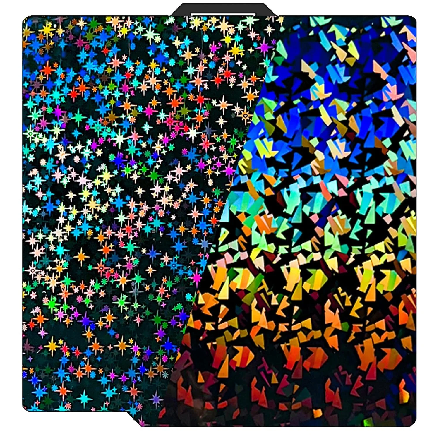 صفحه ساخت ارتقا یافته 257x257 میلی‌متری H1H برای Bambu Lab A1 X1 X1C X1E P1P P1S P2S، ورق فولادی فنری با بافت دو طرفه + کهکشانی، صفحه انعطاف پذیر، بستر حرارتی برای پرینترهای سه بعدی Bambu Lab