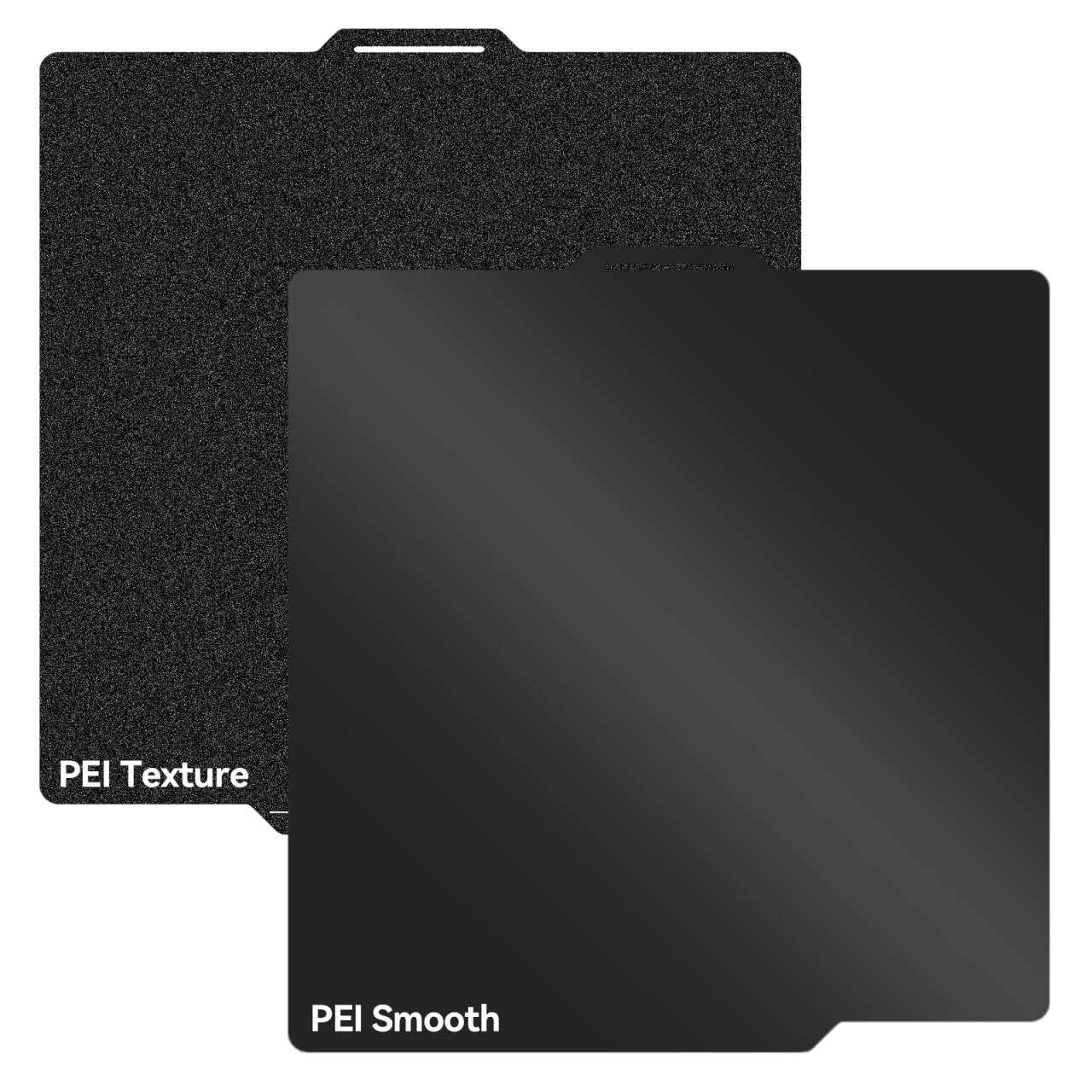 صفحه ساخت PEI دو طرفه UniTak3D برای پرینترهای سه بعدی Bambu Lab P2S/P1S/P1P/X1C/X1/X1E/A1، بستر گرم شونده با ابعاد 257x257 میلی متر، ورق فولادی فنری، سطح چاپ انعطاف پذیر جداشدنی با چسبندگی بالا