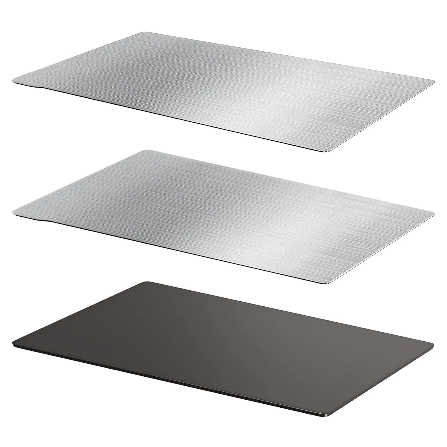 صفحه ساخت پرینتر سه بعدی رزینی برای Creality LD-002R، Nova 3D Elfin، Zortrax Inkspire، شامل 2 عدد ورق فولادی فنری انعطاف پذیر و 1 عدد پایه مغناطیسی برای پلتفرم پرینتر سه بعدی 138x78 میلی متر