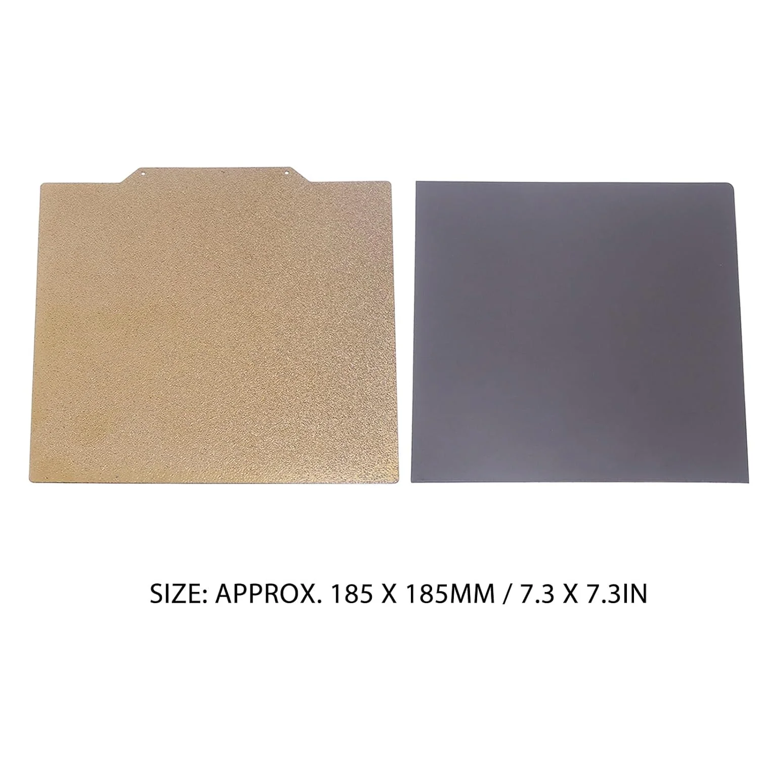 صفحه چاپ بافت‌دار PEI، صفحه PEI با بافت دو طرفه، صفحه ساخت مغناطیسی انعطاف‌پذیر پرینتر سه بعدی برای V1 V1 Pro 185x185mm