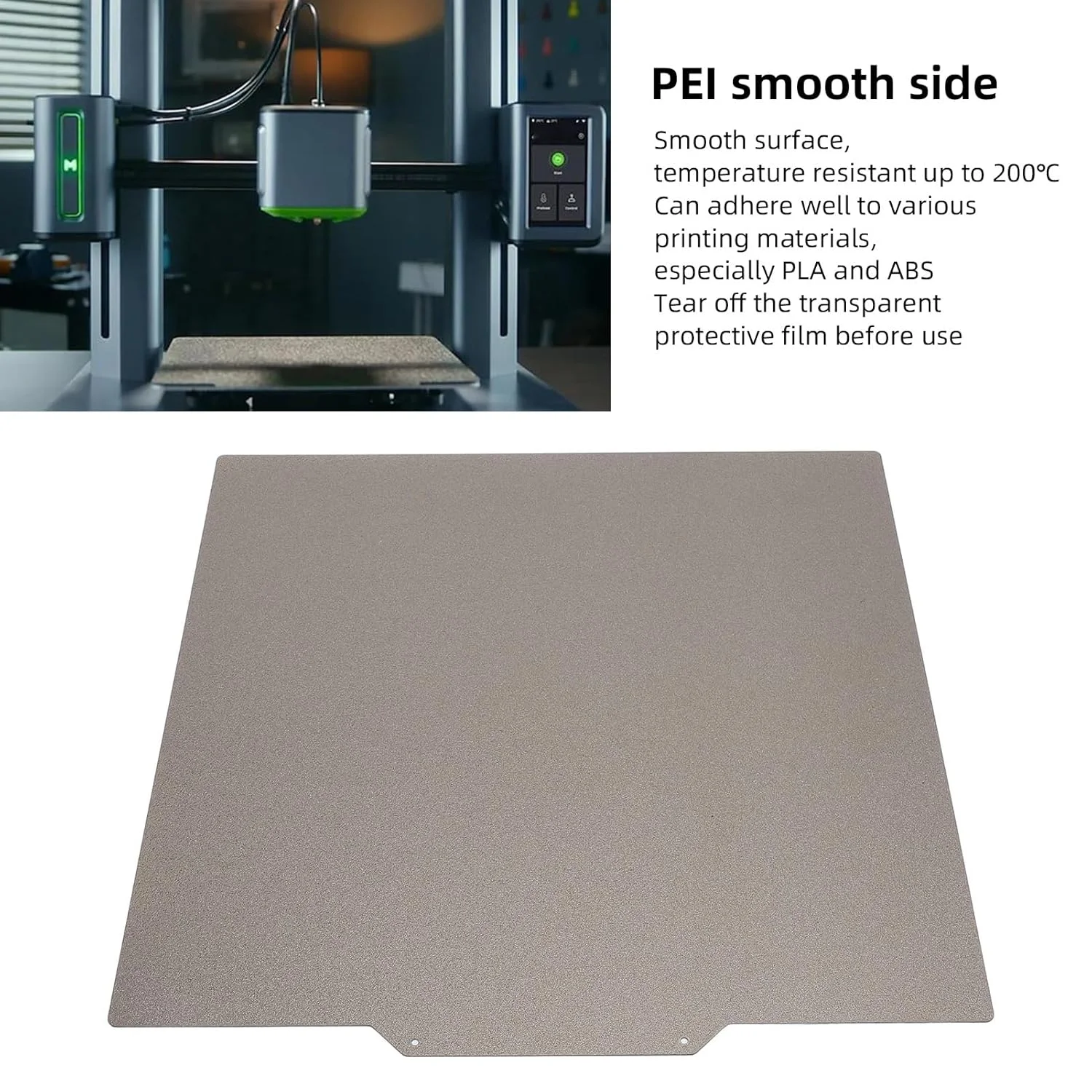صفحه ساخت PEI با بافت صاف 250x250 میلی متر دو طرفه برای پرینتر سه بعدی QIDI Q1 Pro